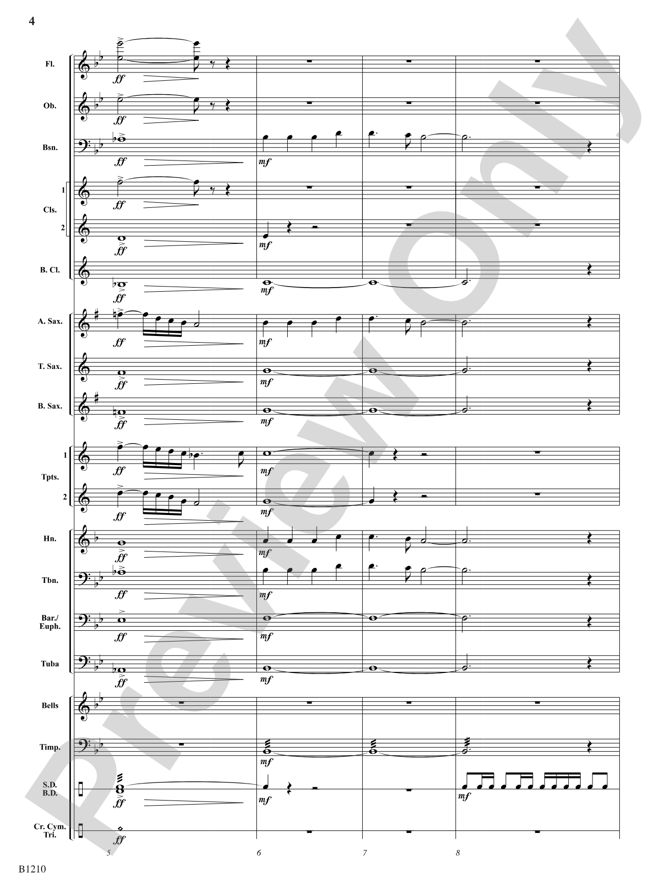 The Angels of Christmas: Concert Band Conductor Score & Parts