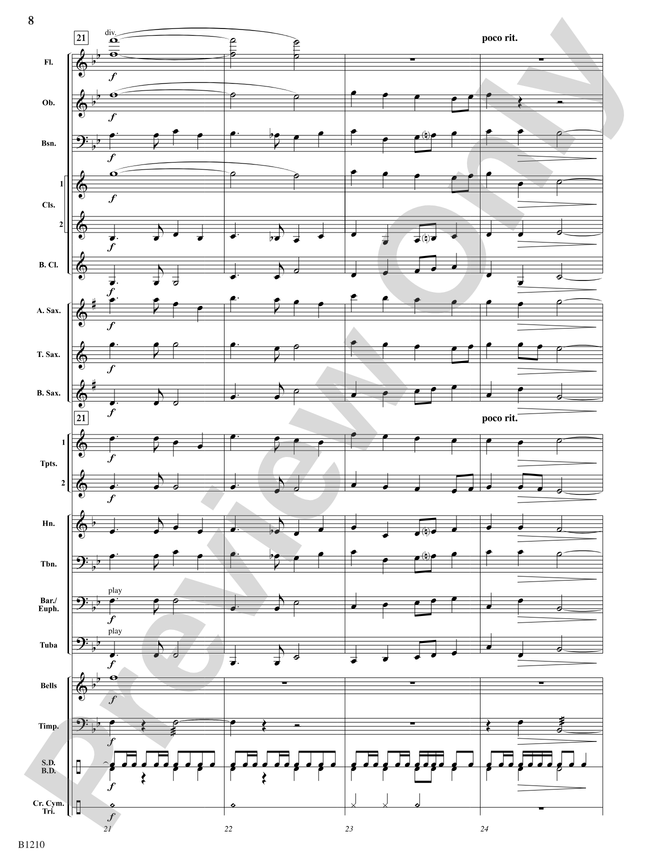 The Angels of Christmas: Concert Band Conductor Score & Parts