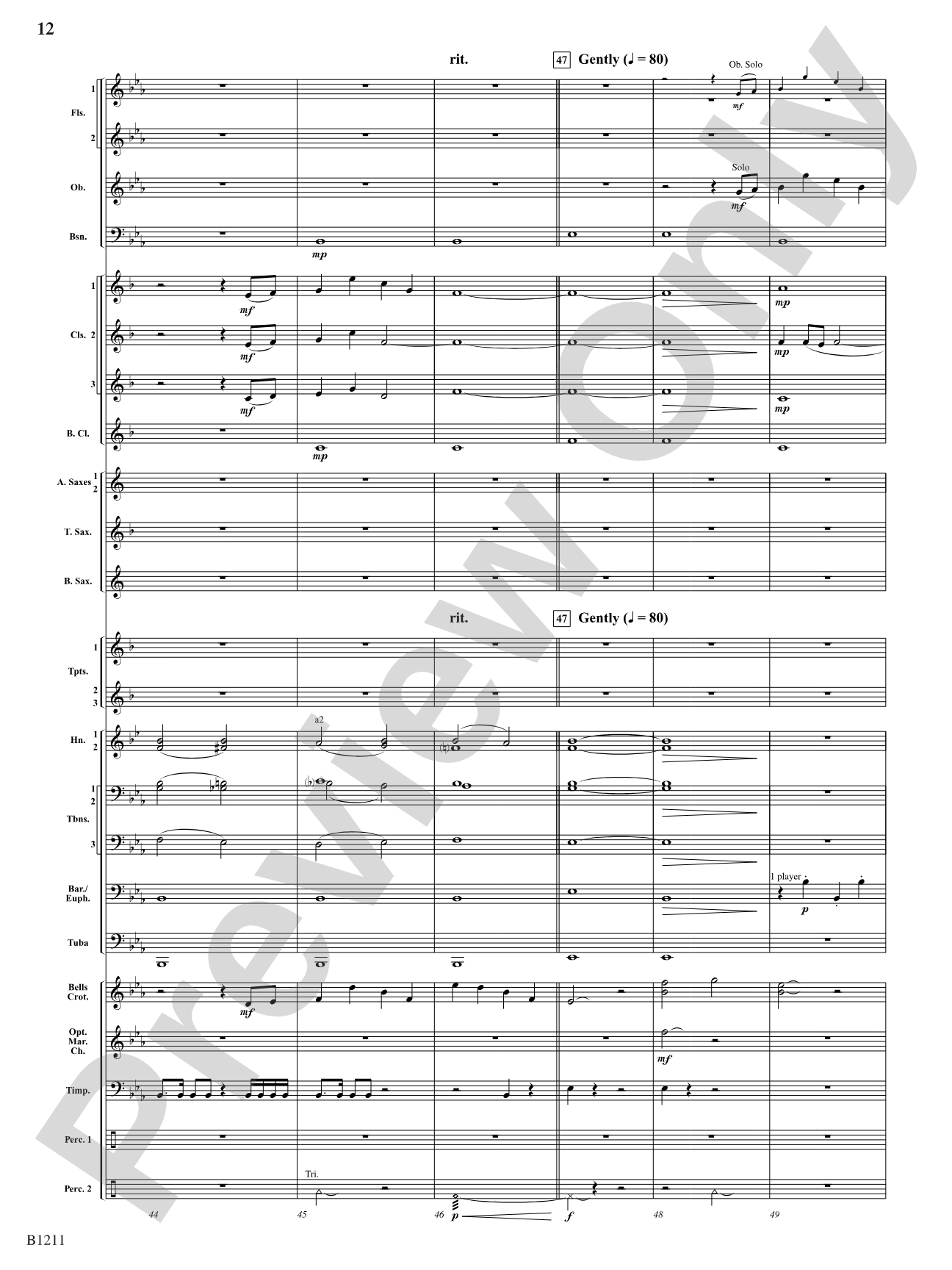 Da Vinci Sketches: Concert Band Conductor Score & Parts