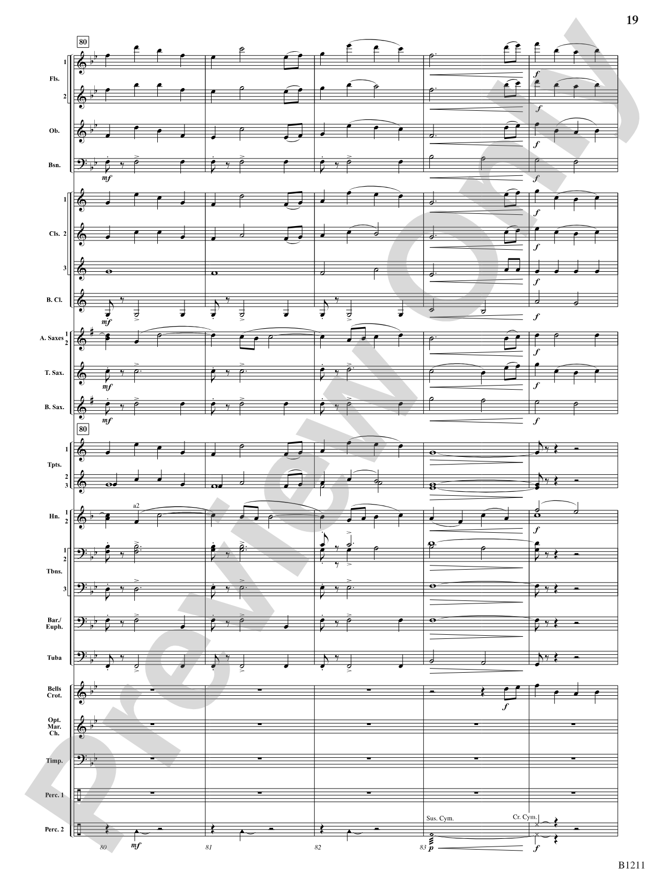 Da Vinci Sketches: Concert Band Conductor Score & Parts