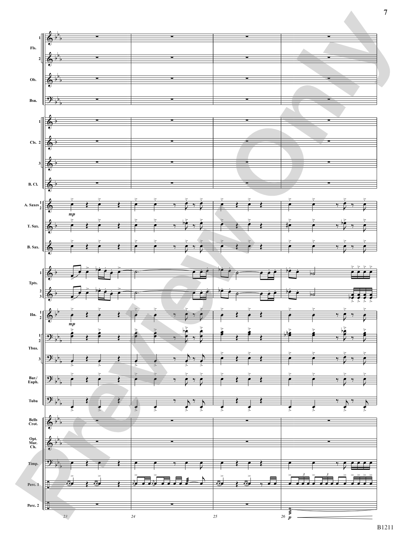 Da Vinci Sketches: Concert Band Conductor Score & Parts
