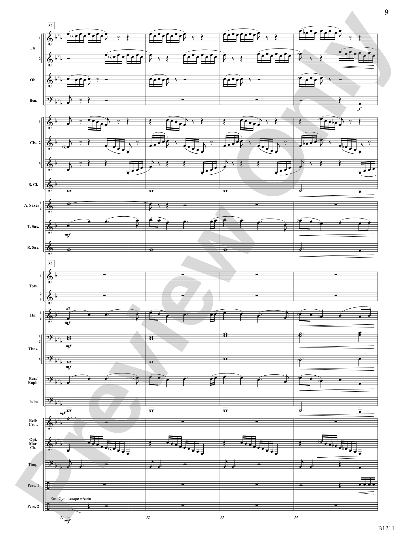 Da Vinci Sketches: Concert Band Conductor Score & Parts