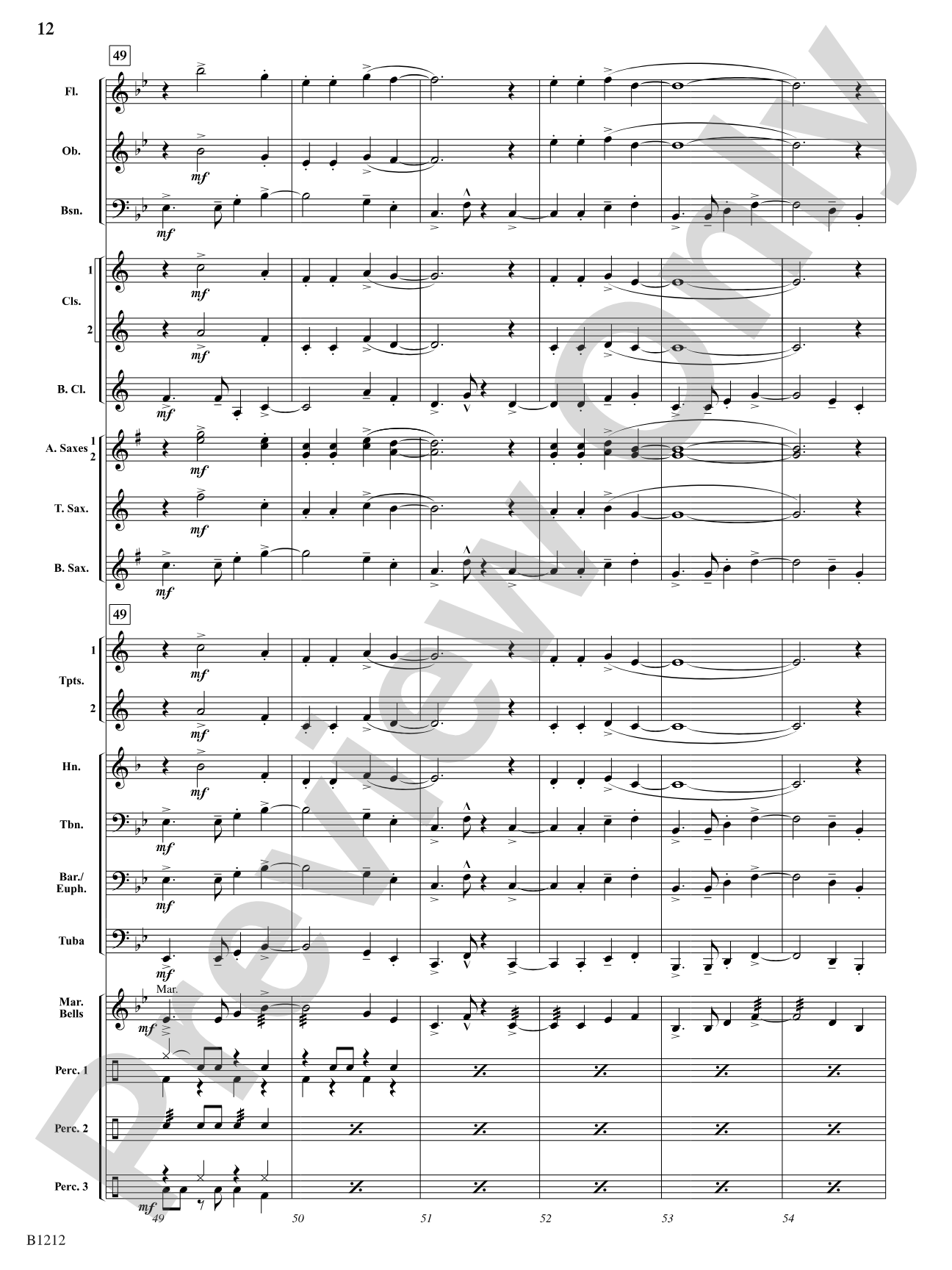 Juju Dance: Concert Band Conductor Score & Parts