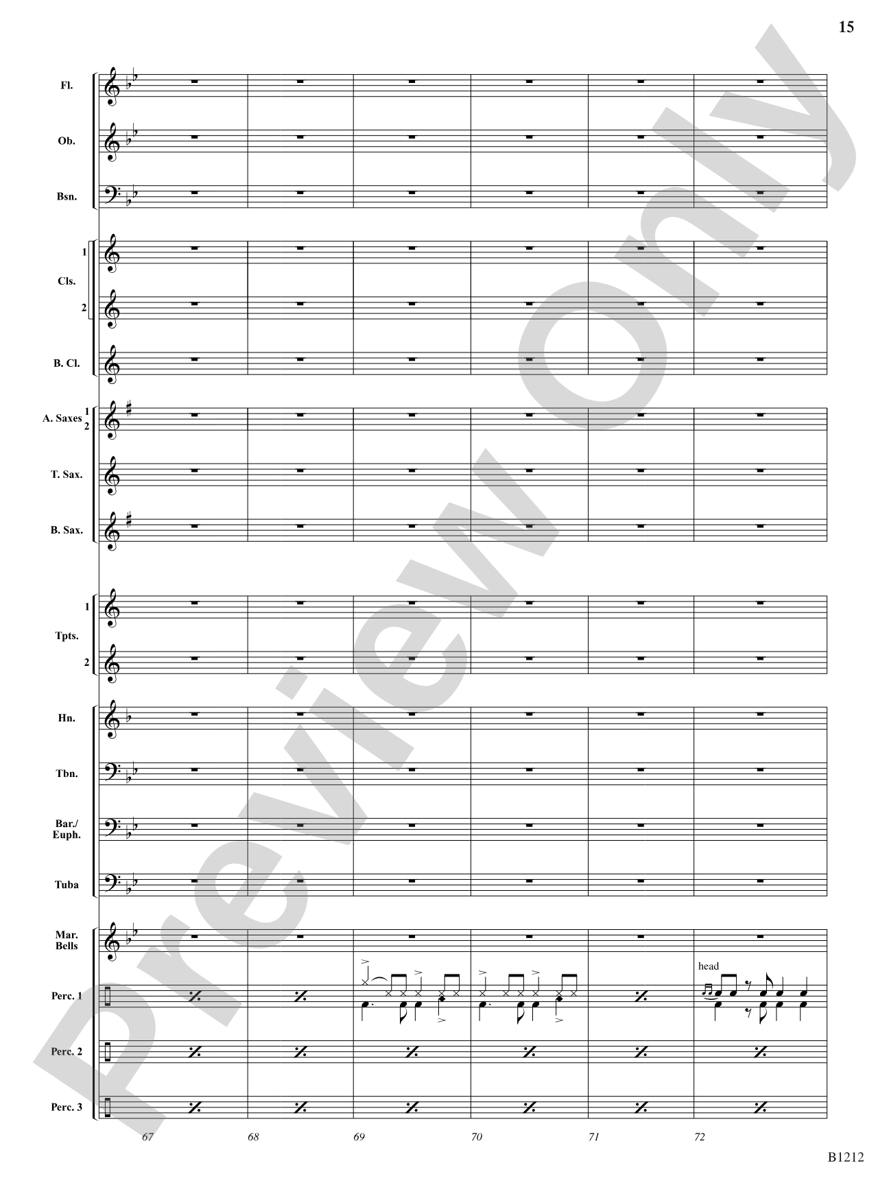 Juju Dance: Concert Band Conductor Score & Parts
