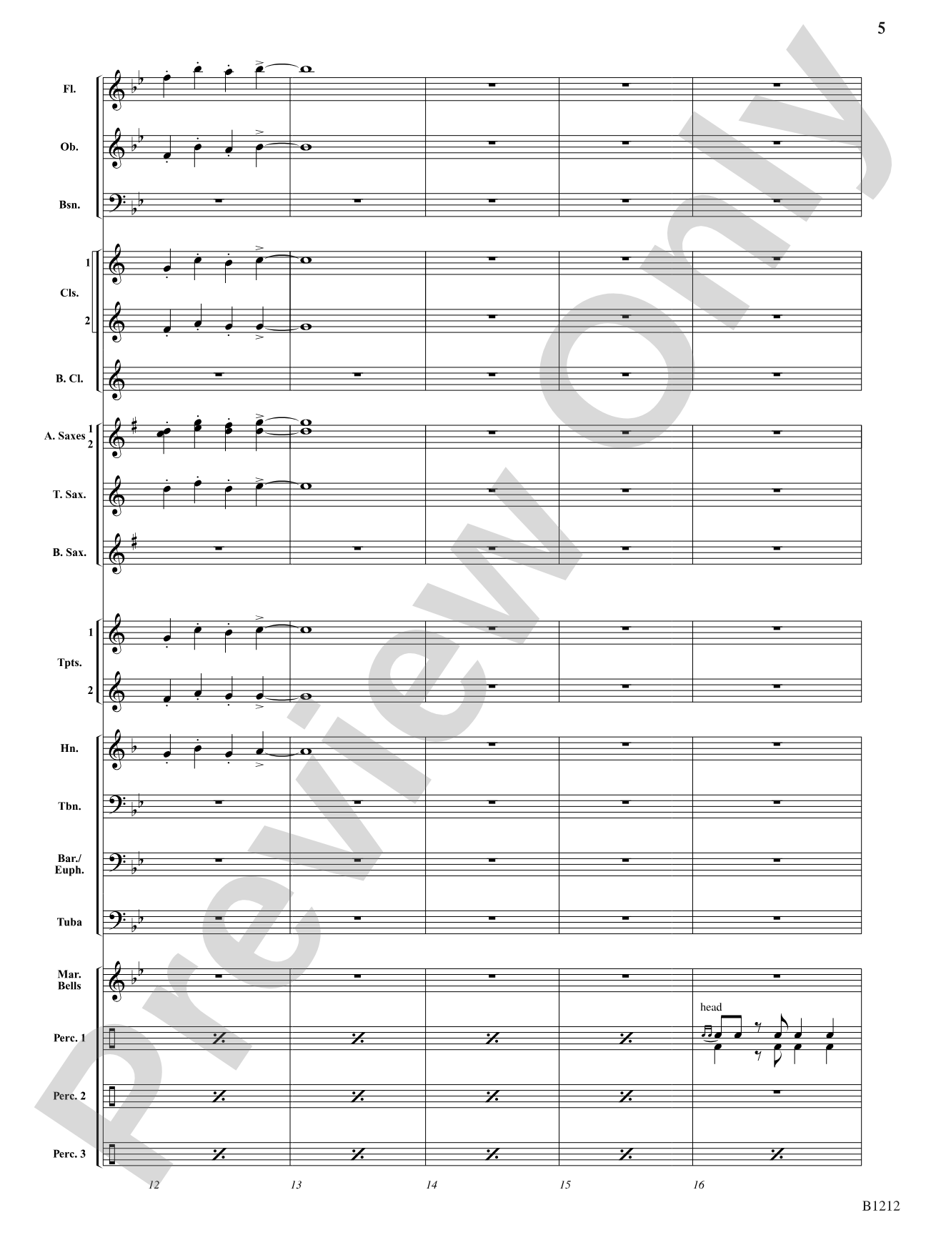 Juju Dance: Concert Band Conductor Score & Parts
