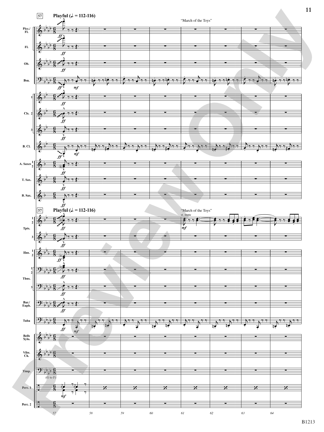 A Touch of Christmas: Suite 2: Concert Band Conductor Score & Parts