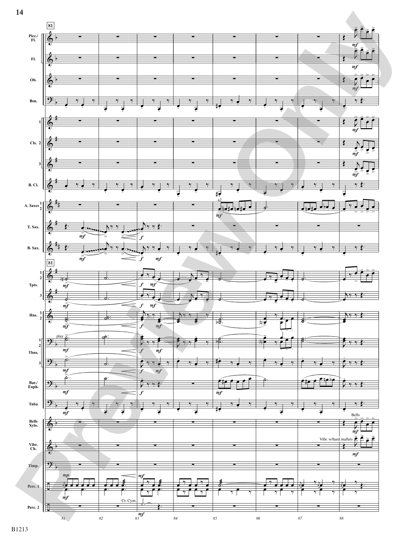 A Touch of Christmas: Suite 2: Concert Band Conductor Score & Parts