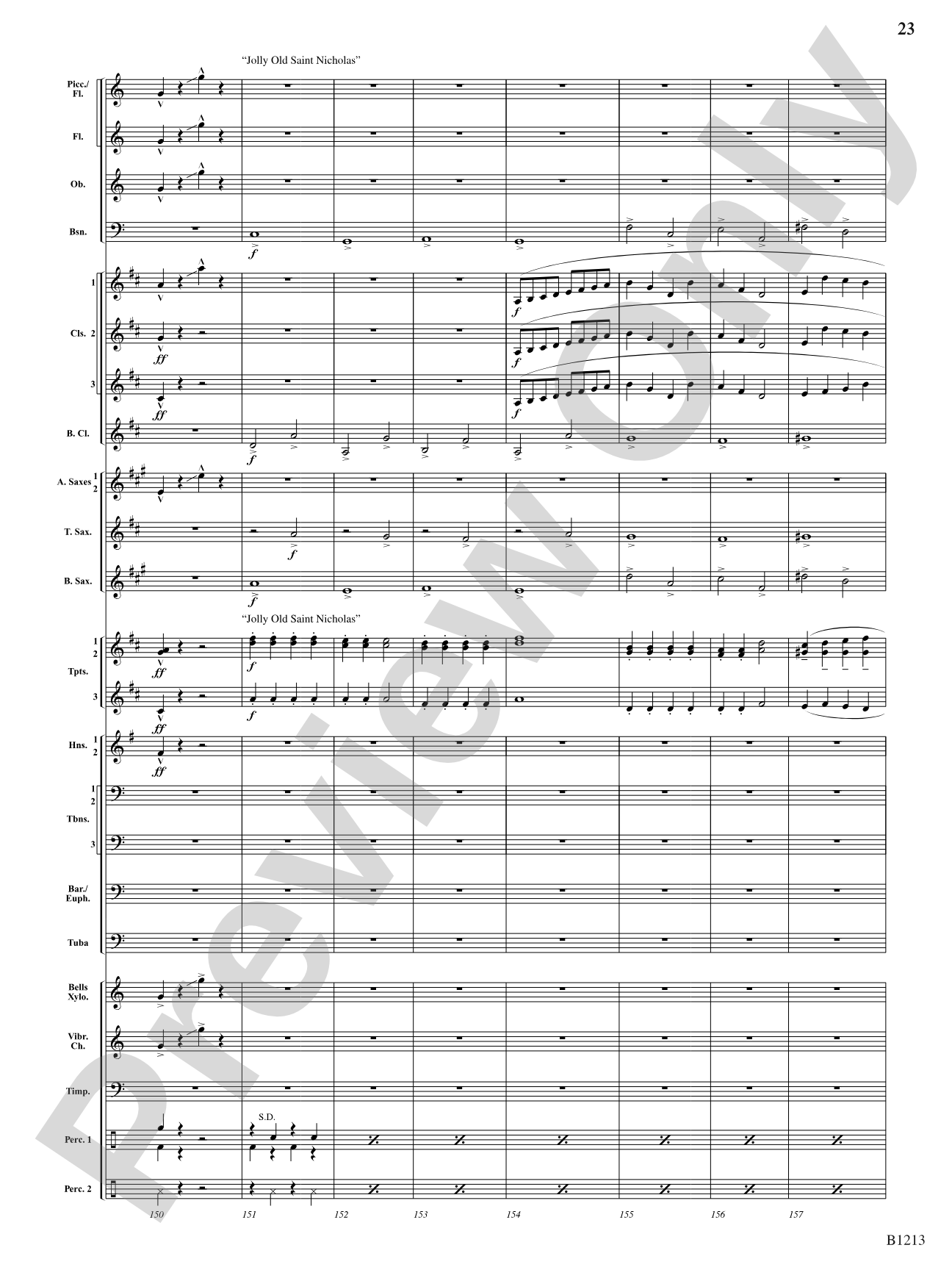 A Touch of Christmas: Suite 2: Concert Band Conductor Score & Parts