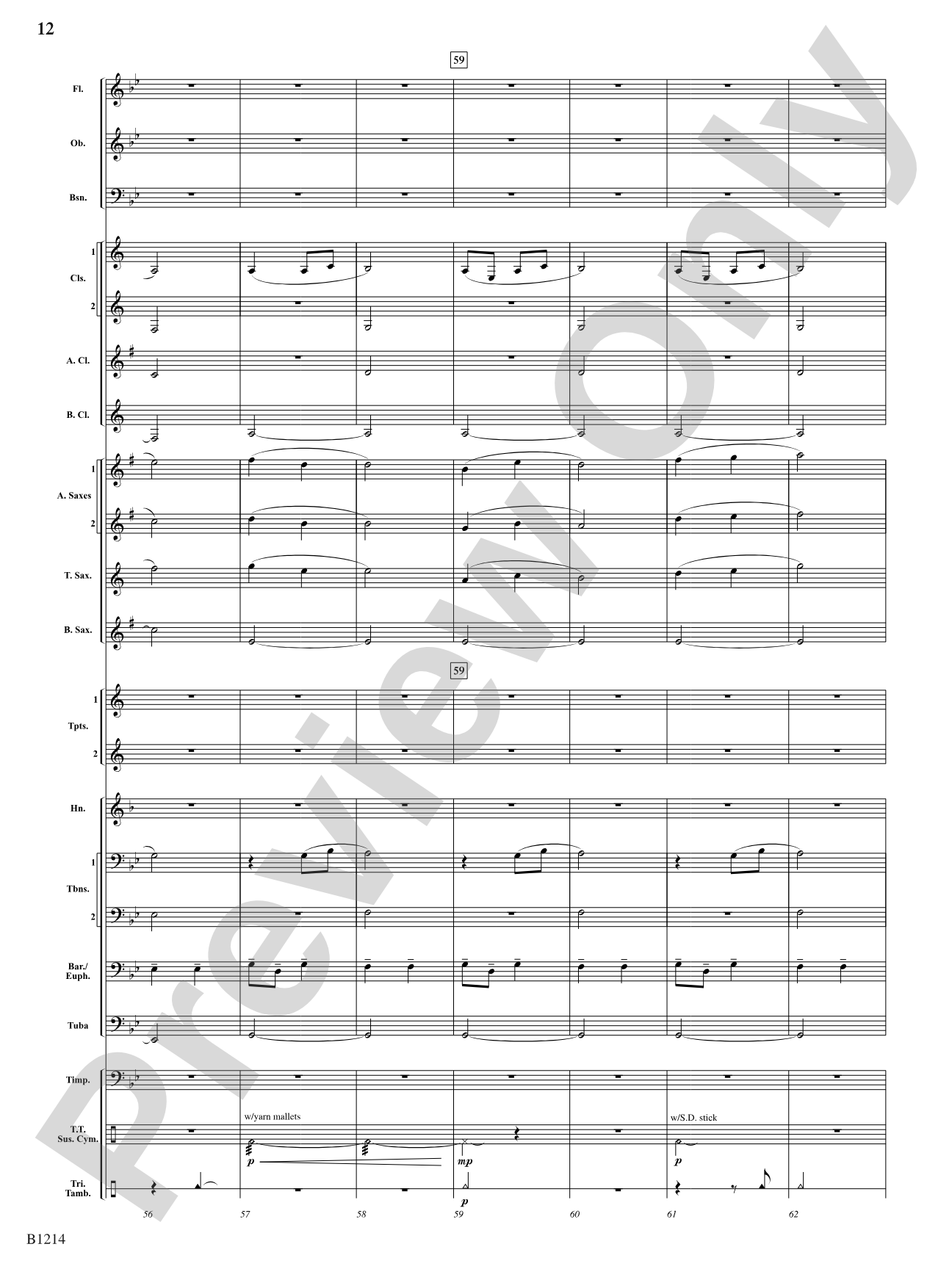 Dance at the Lake of Miramoor: Concert Band Conductor Score & Parts