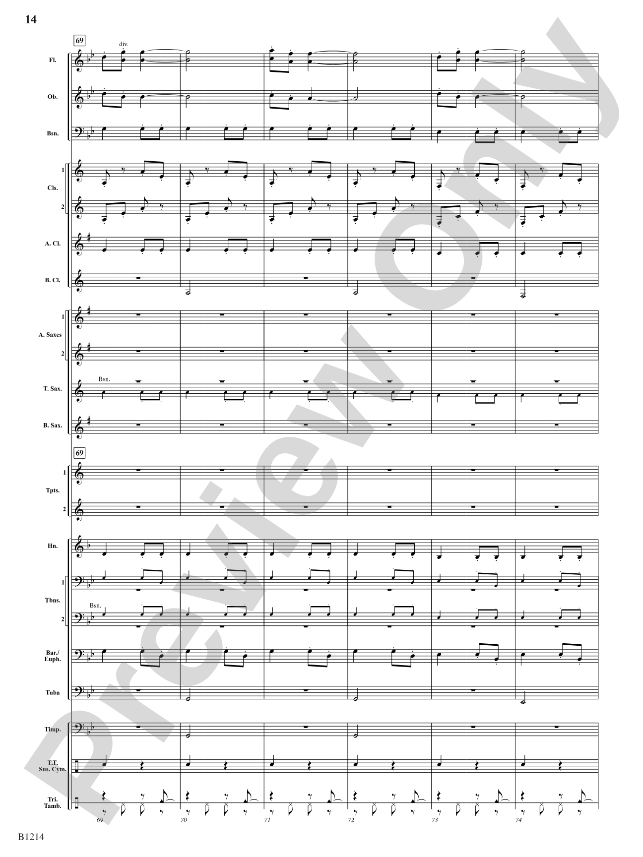 Dance at the Lake of Miramoor: Concert Band Conductor Score & Parts