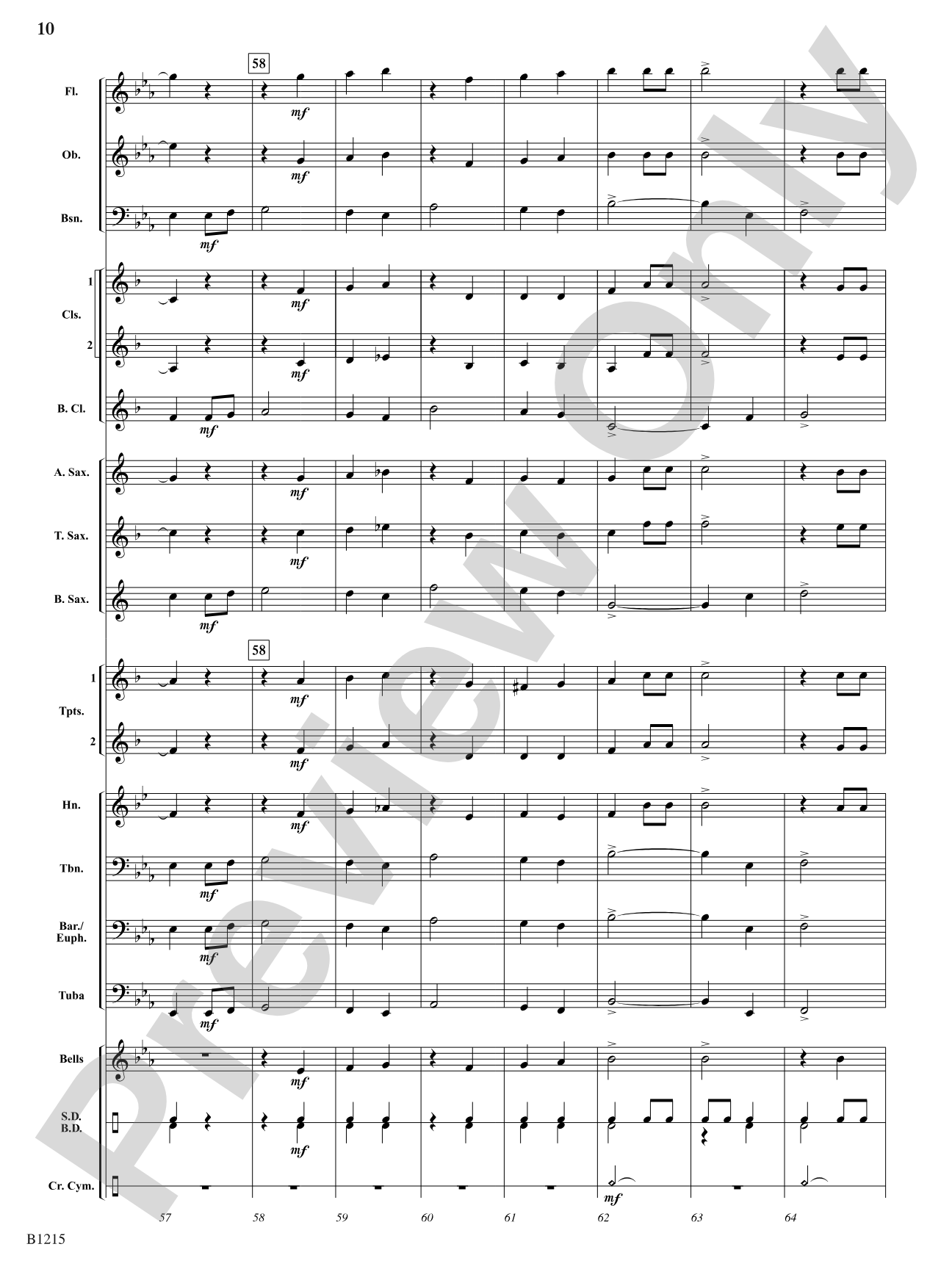 Onward: Concert Band Conductor Score & Parts