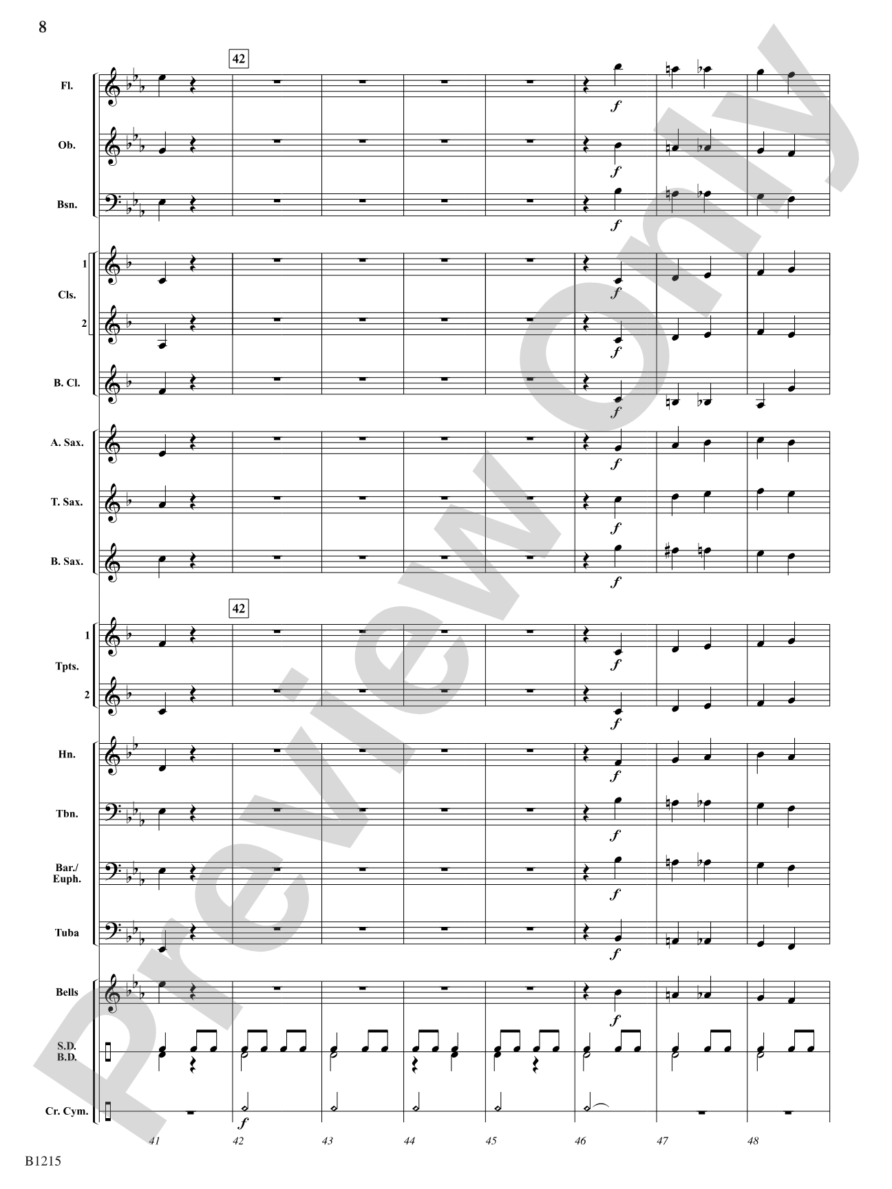 Onward: Concert Band Conductor Score & Parts