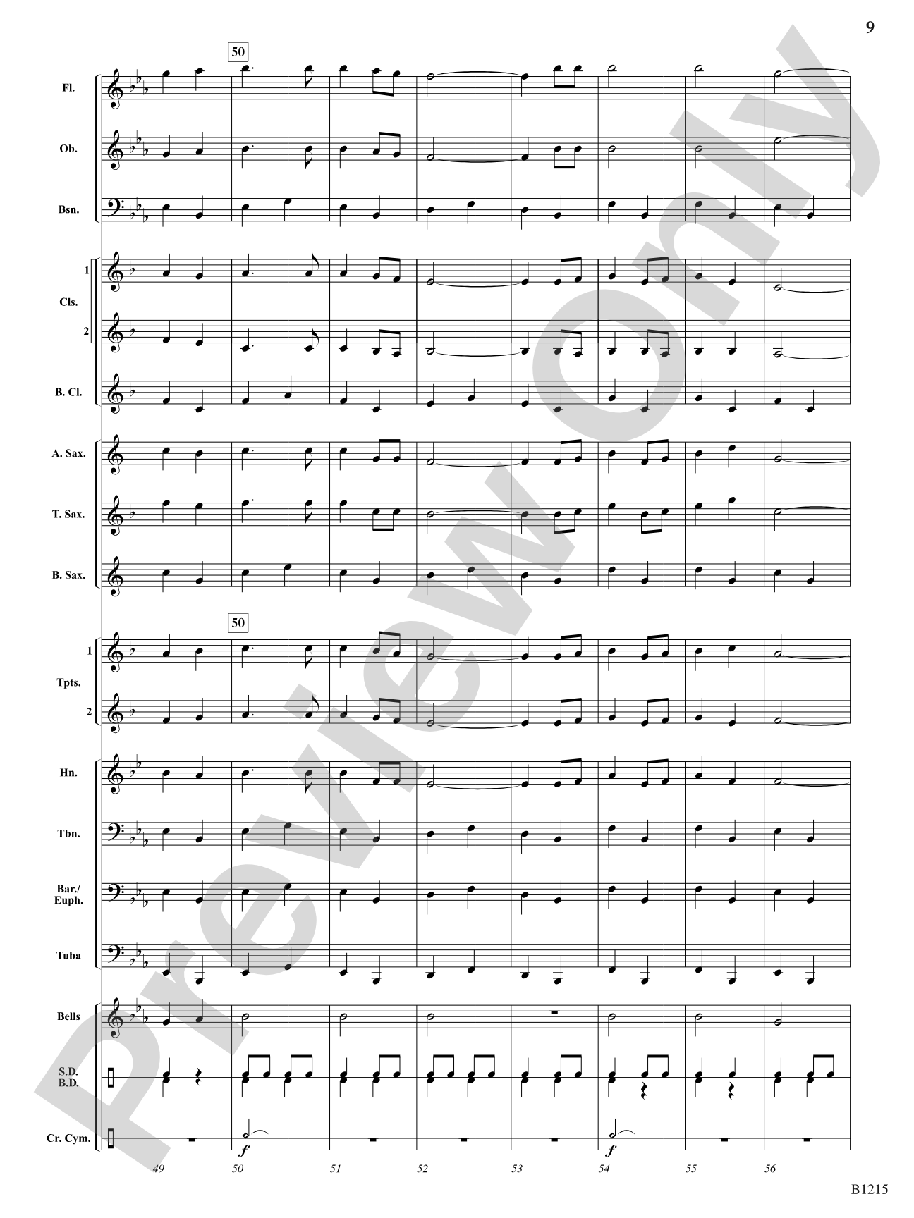 Onward: Concert Band Conductor Score & Parts