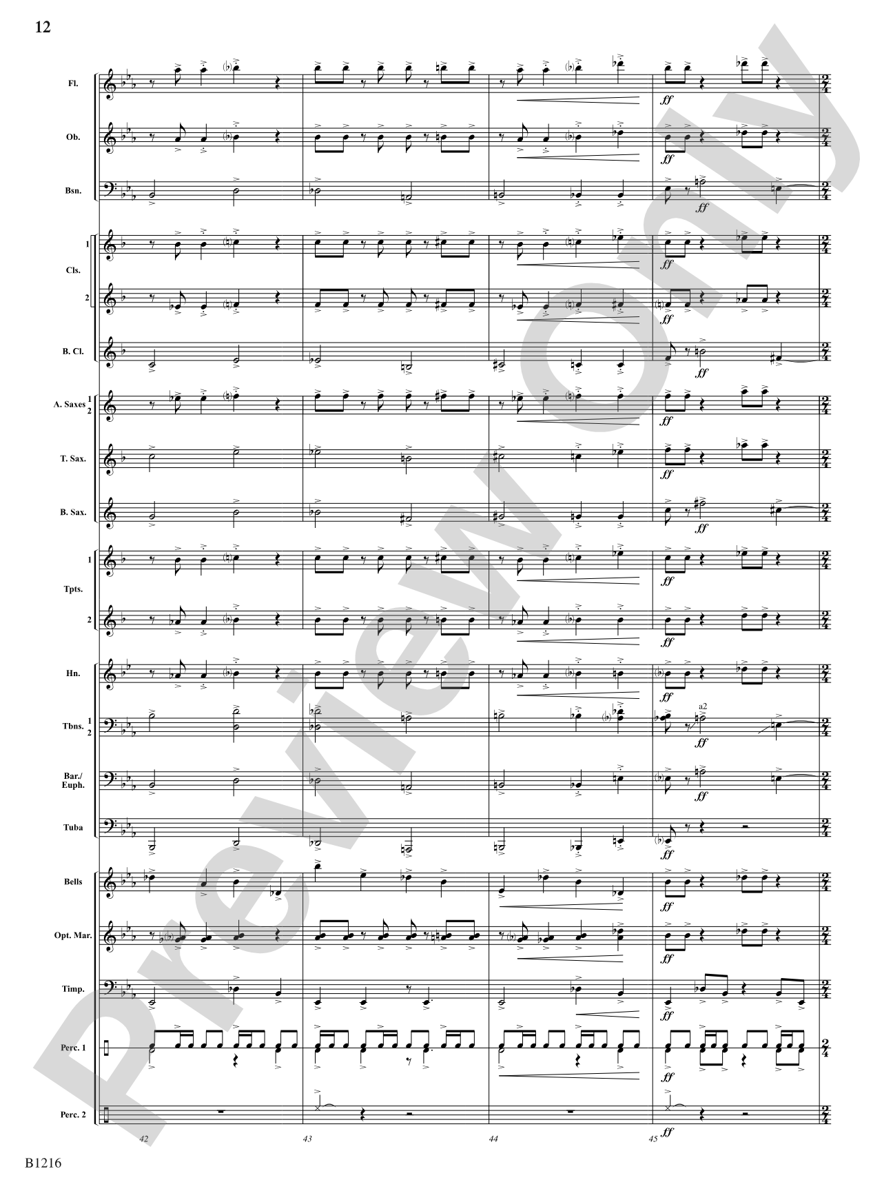 Rhythmata: Concert Band Conductor Score & Parts