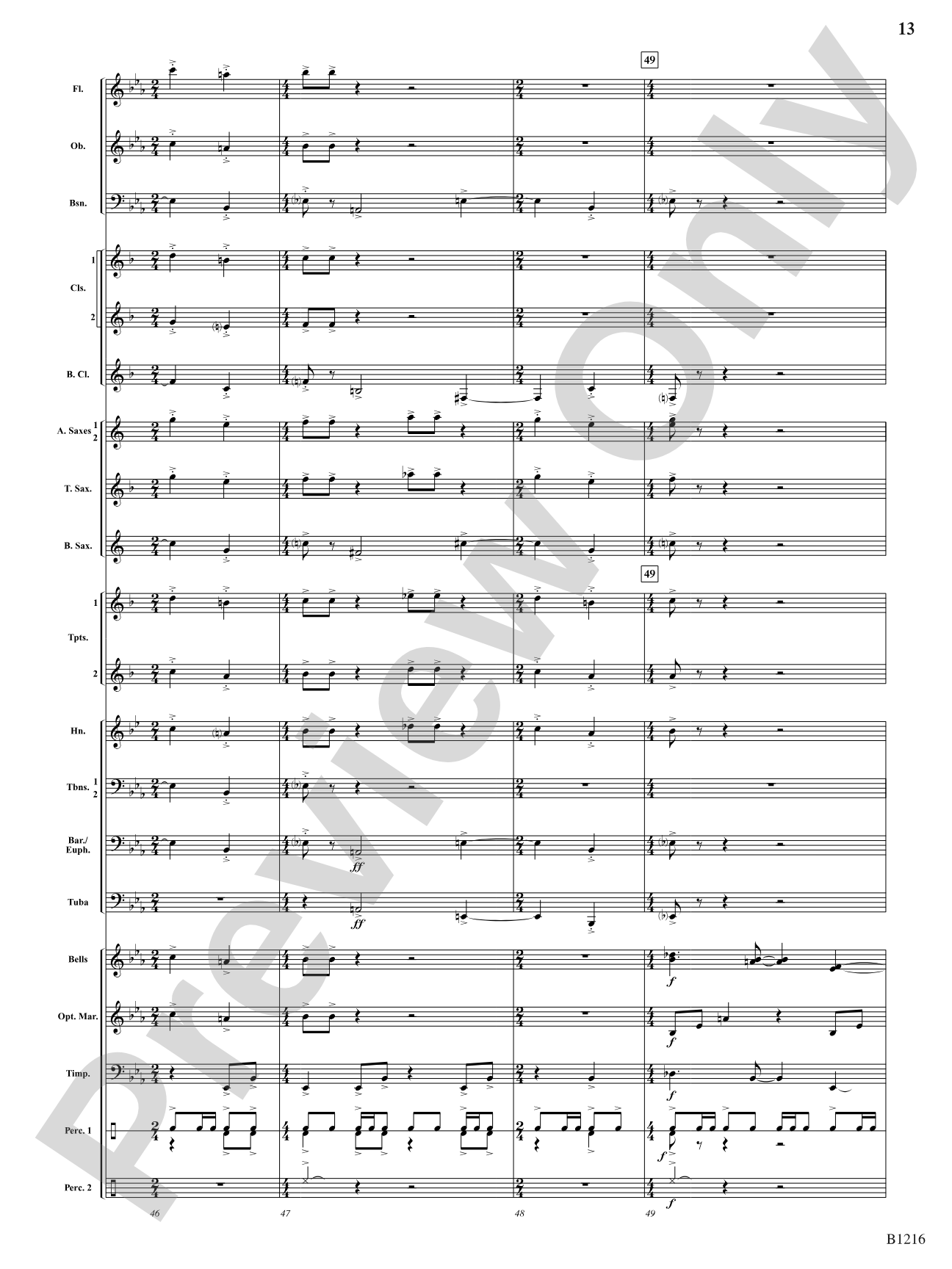 Rhythmata: Concert Band Conductor Score & Parts