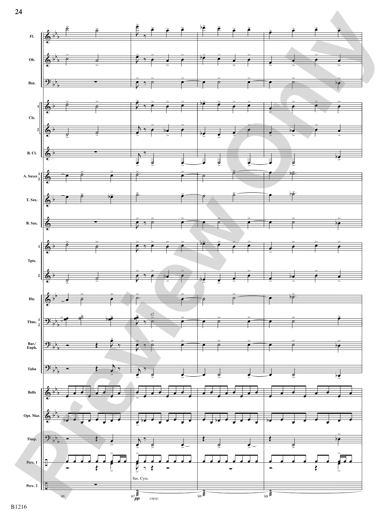 Rhythmata: Concert Band Conductor Score & Parts
