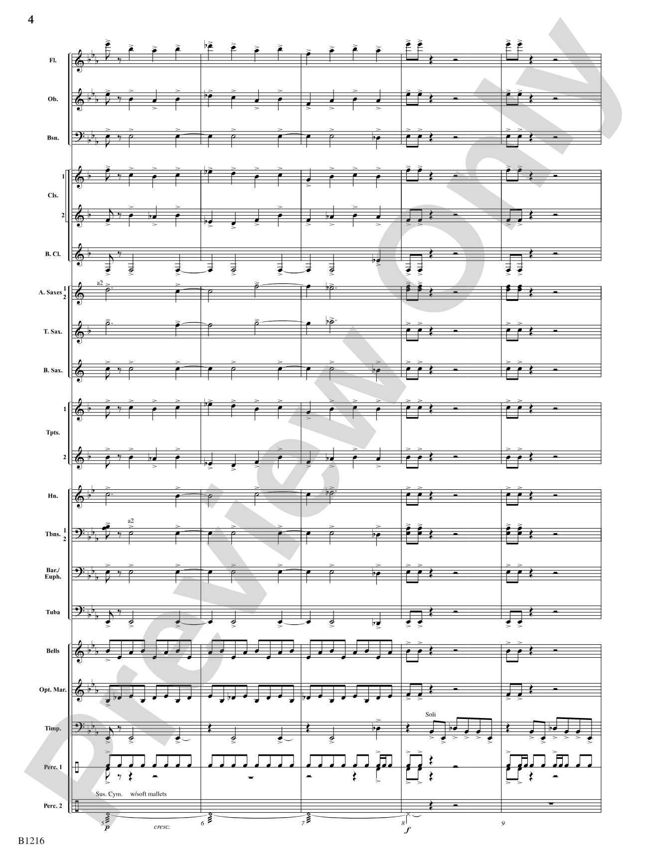Rhythmata: Concert Band Conductor Score & Parts