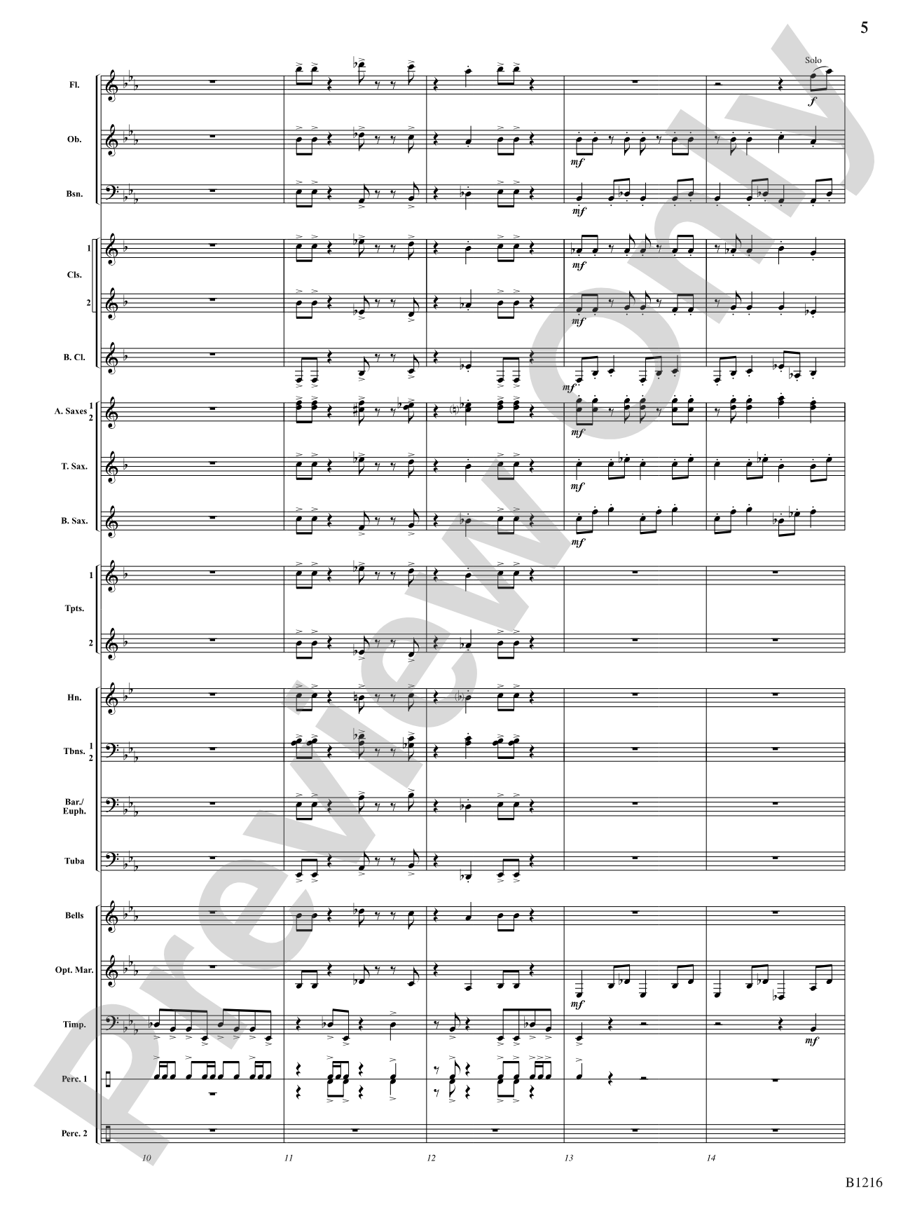 Rhythmata: Concert Band Conductor Score & Parts