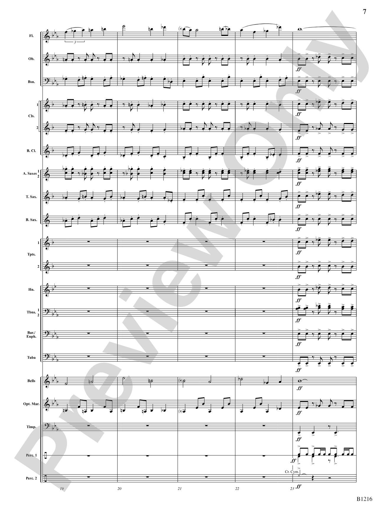 Rhythmata: Concert Band Conductor Score & Parts