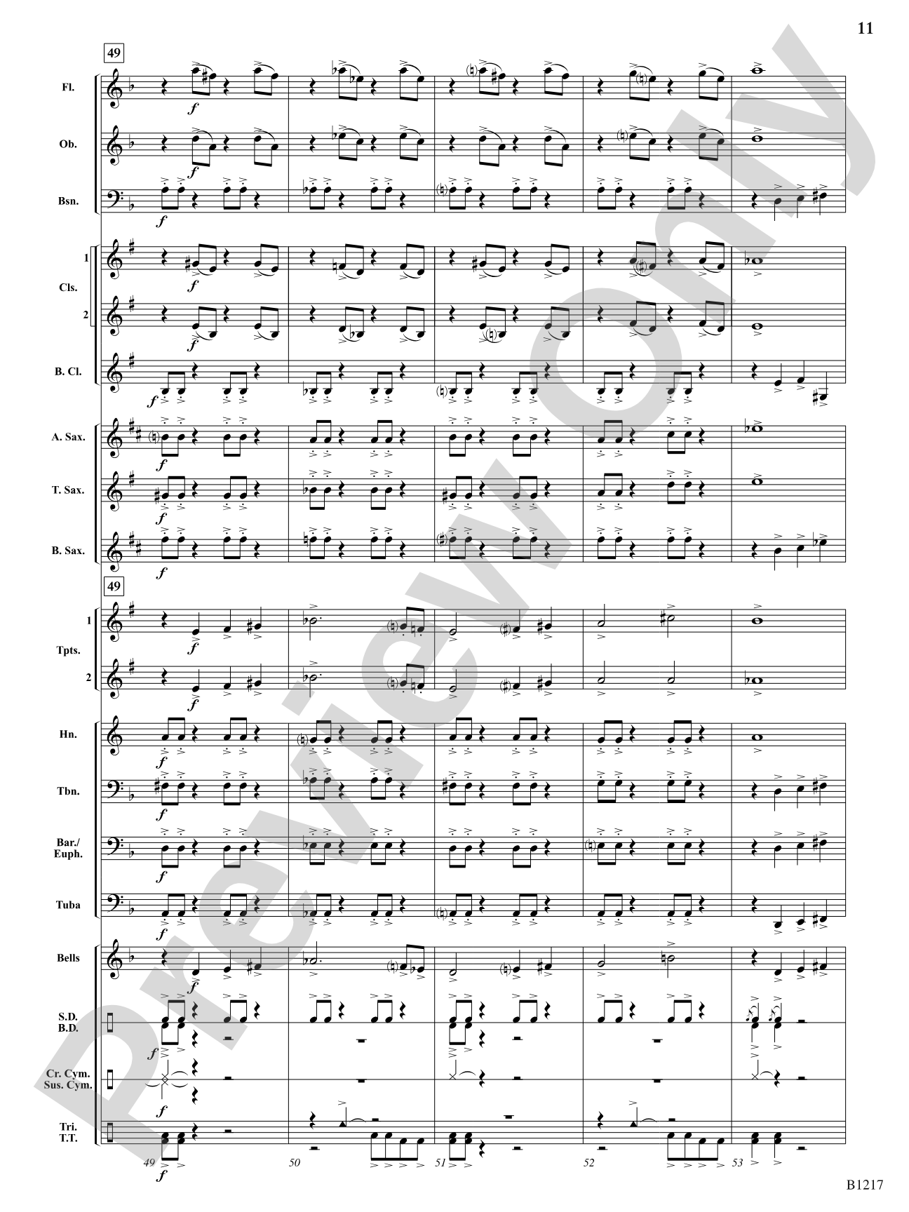 Three Meditations: Concert Band Conductor Score & Parts