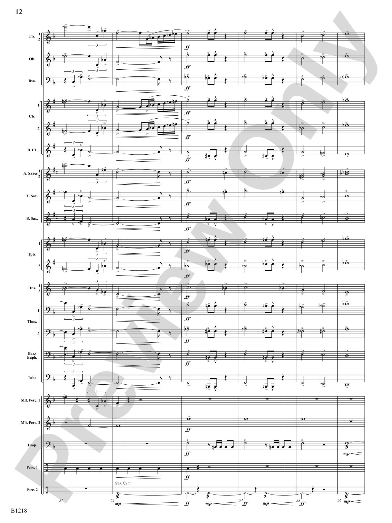 Roswell, 1947: Concert Band Conductor Score & Parts