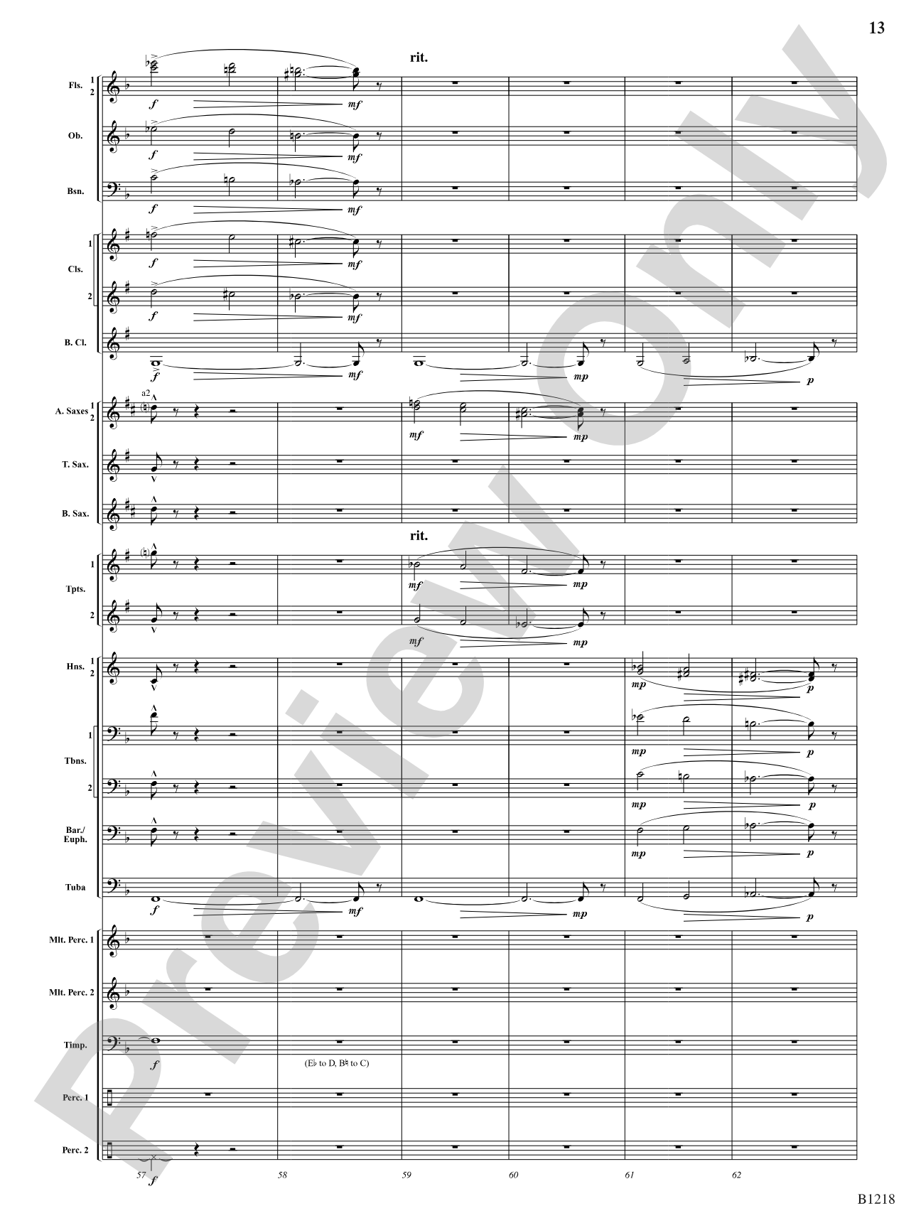 Roswell, 1947: Concert Band Conductor Score & Parts