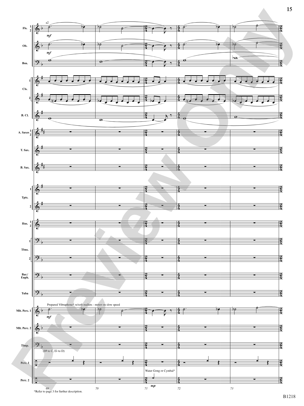 Roswell, 1947: Concert Band Conductor Score & Parts