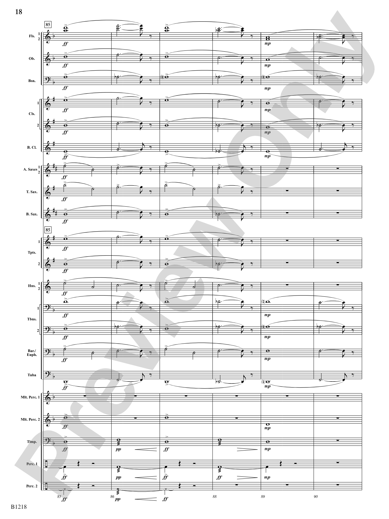 Roswell, 1947: Concert Band Conductor Score & Parts