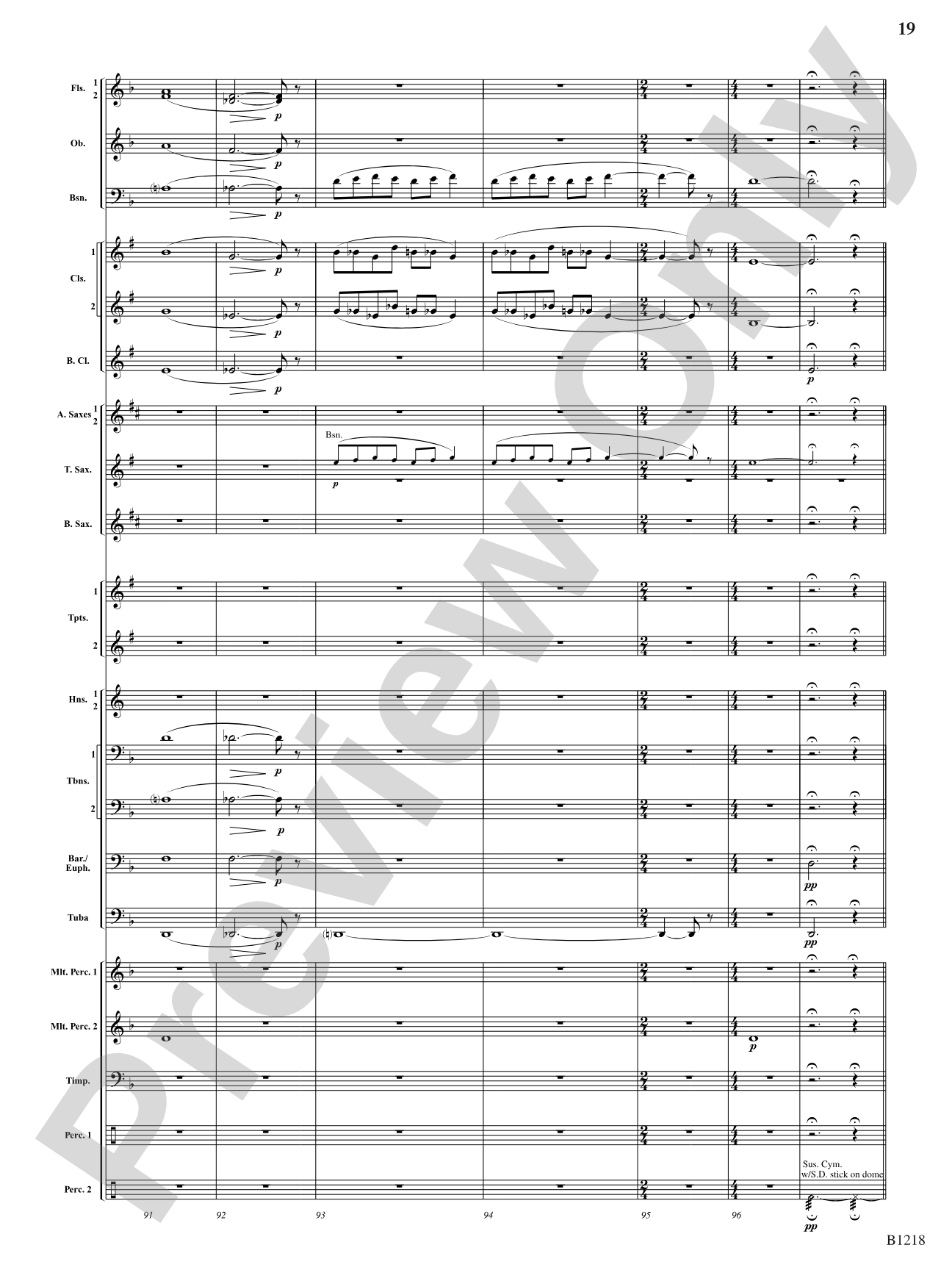 Roswell, 1947: Concert Band Conductor Score & Parts