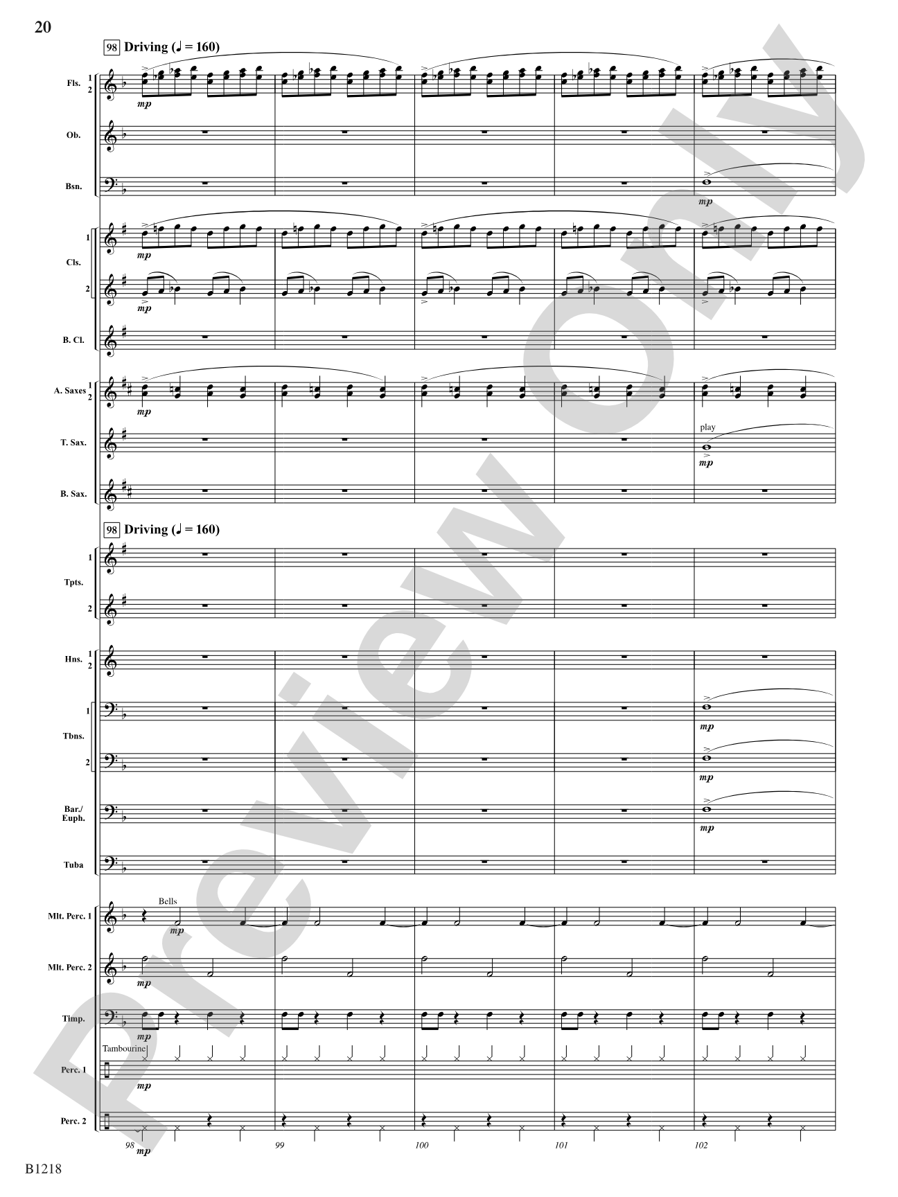 Roswell, 1947: Concert Band Conductor Score & Parts