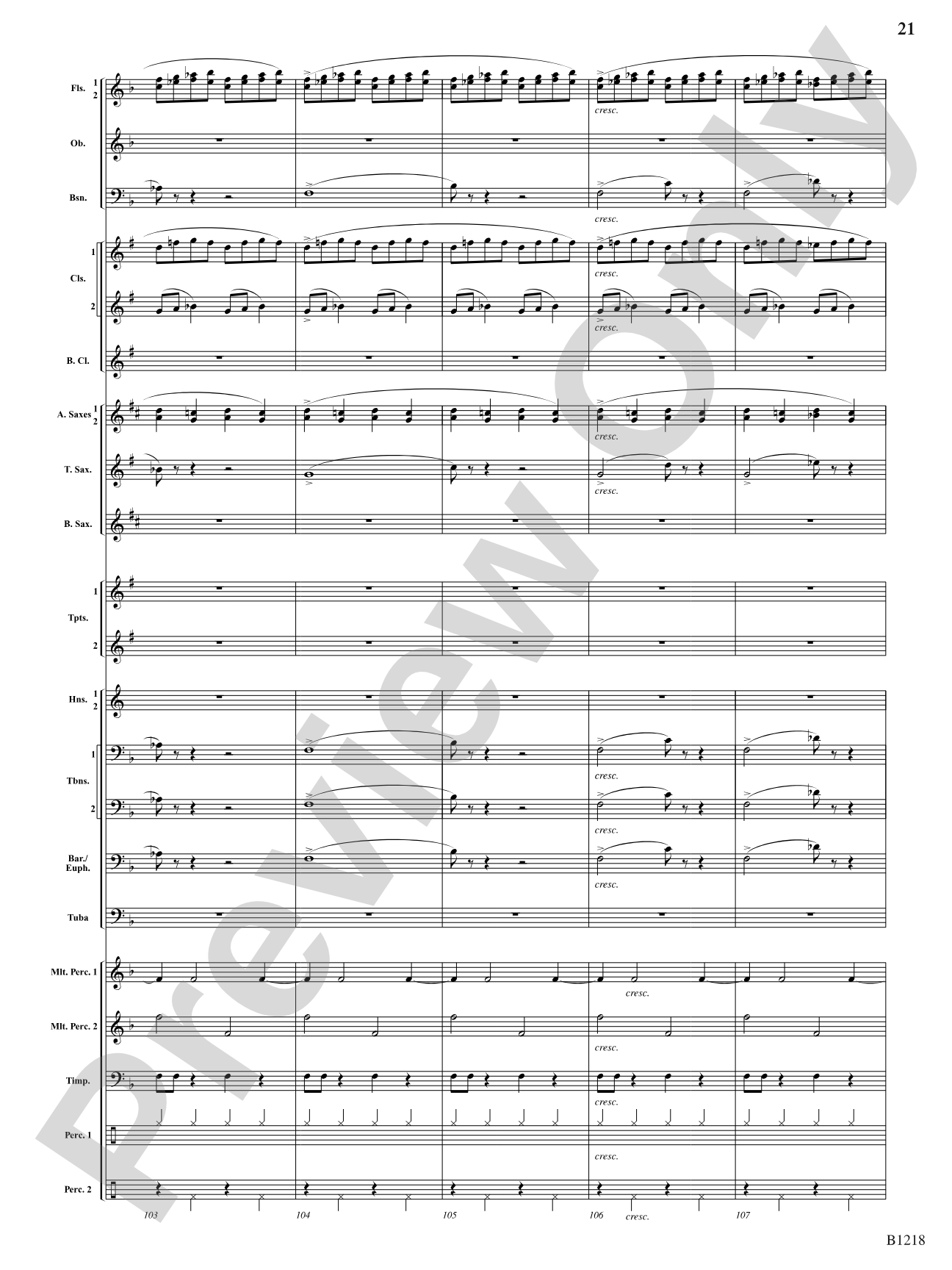Roswell, 1947: Concert Band Conductor Score & Parts