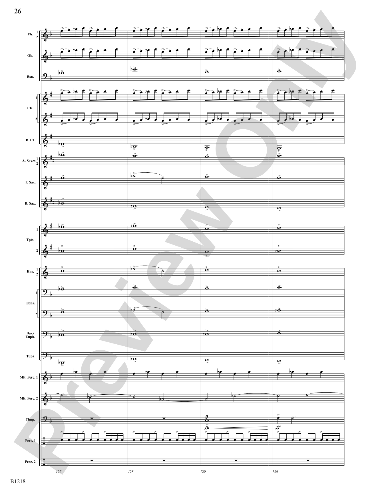 Roswell, 1947: Concert Band Conductor Score & Parts