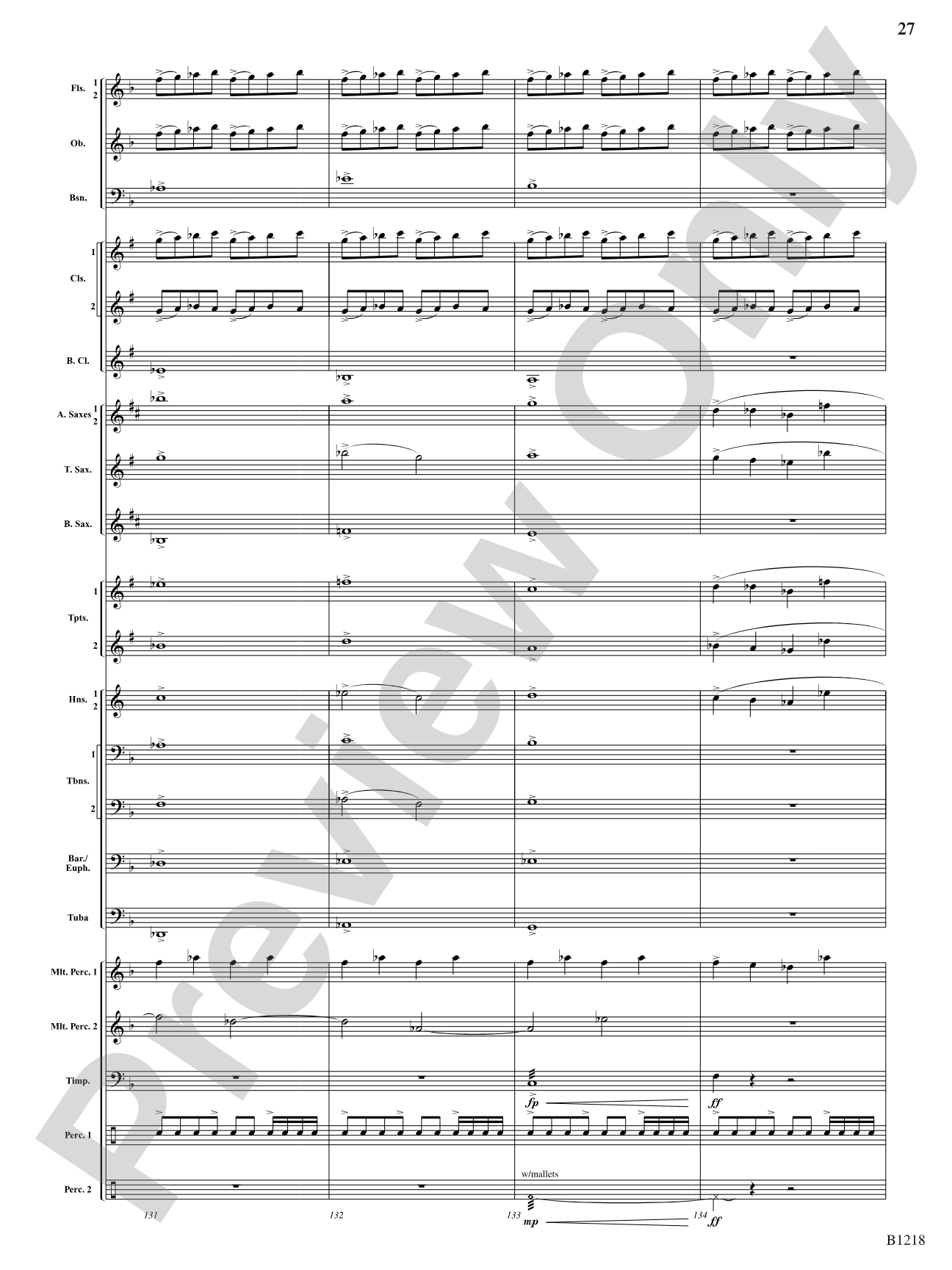 Roswell, 1947: Concert Band Conductor Score & Parts