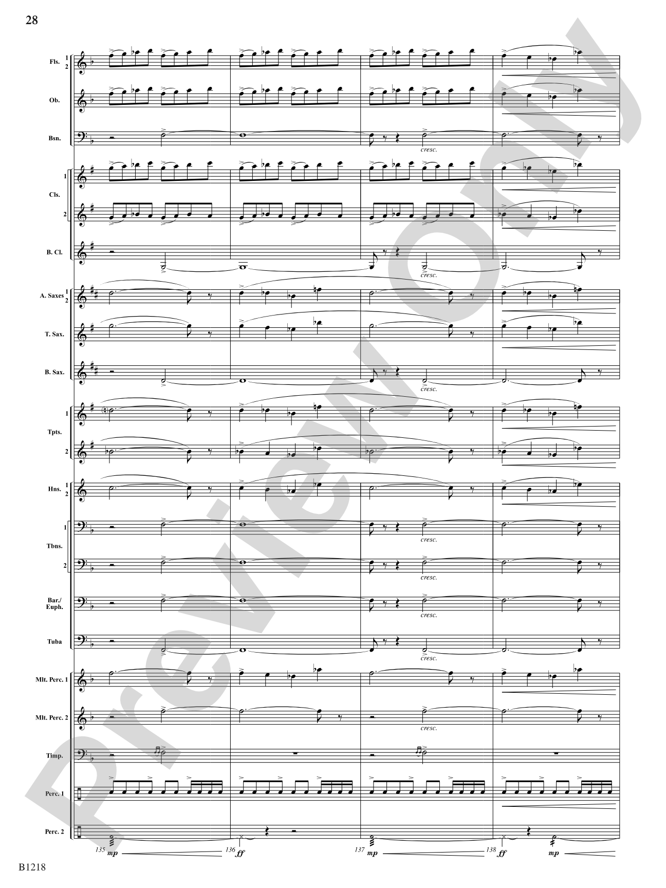 Roswell, 1947: Concert Band Conductor Score & Parts