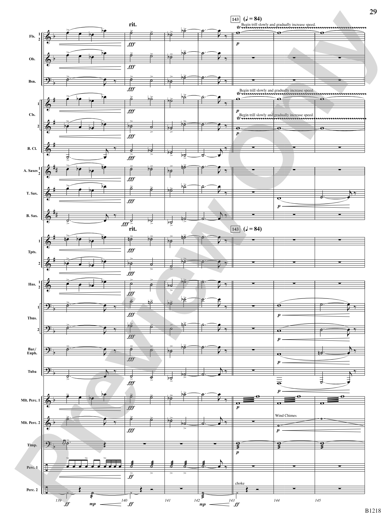 Roswell, 1947: Concert Band Conductor Score & Parts