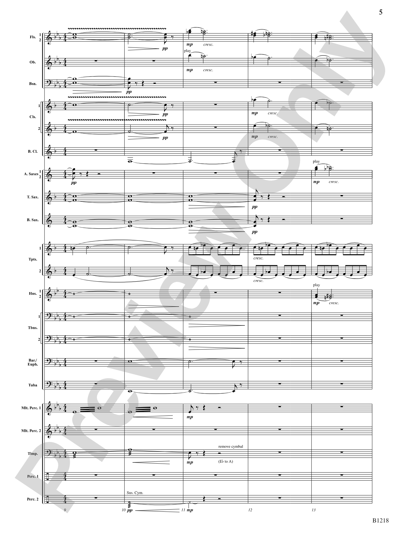 Roswell, 1947: Concert Band Conductor Score & Parts
