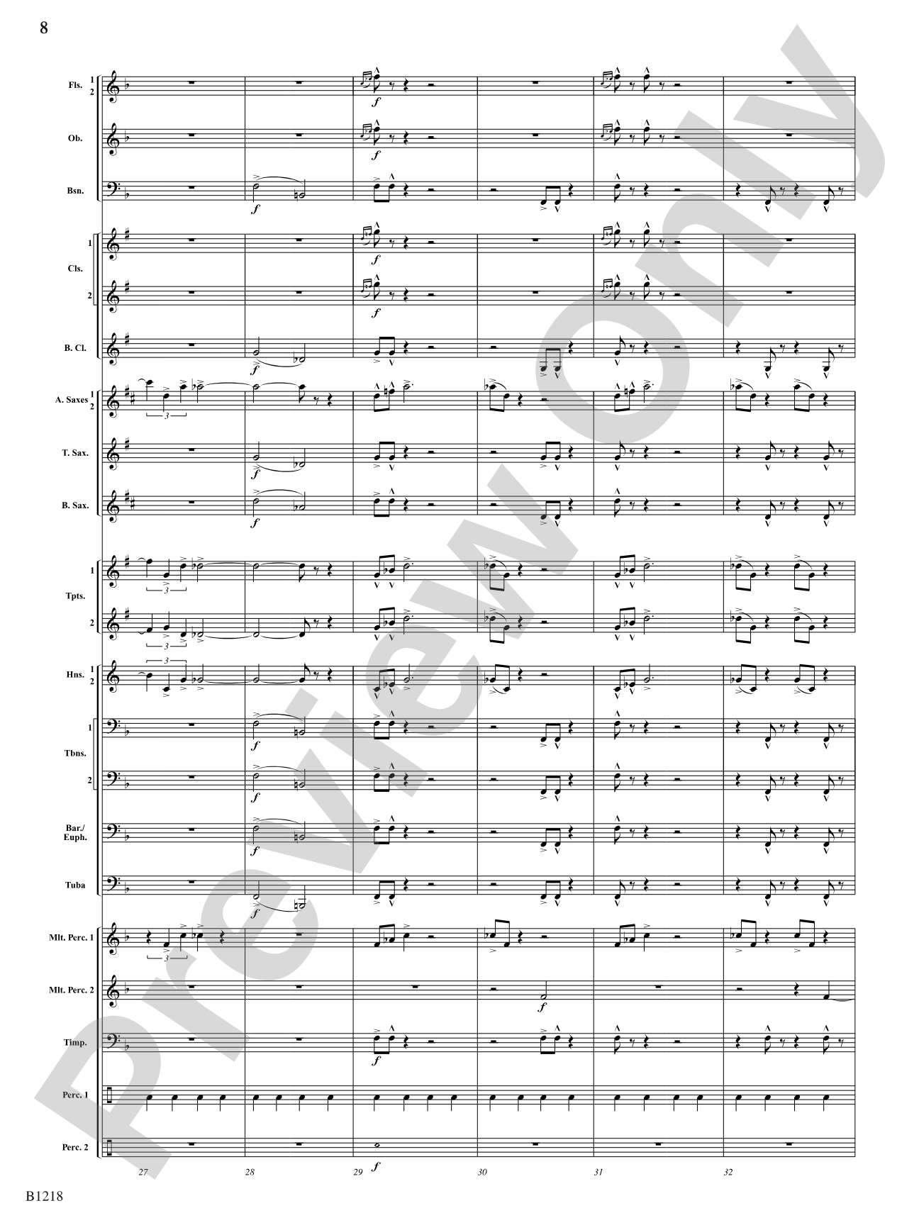 Roswell, 1947: Concert Band Conductor Score & Parts