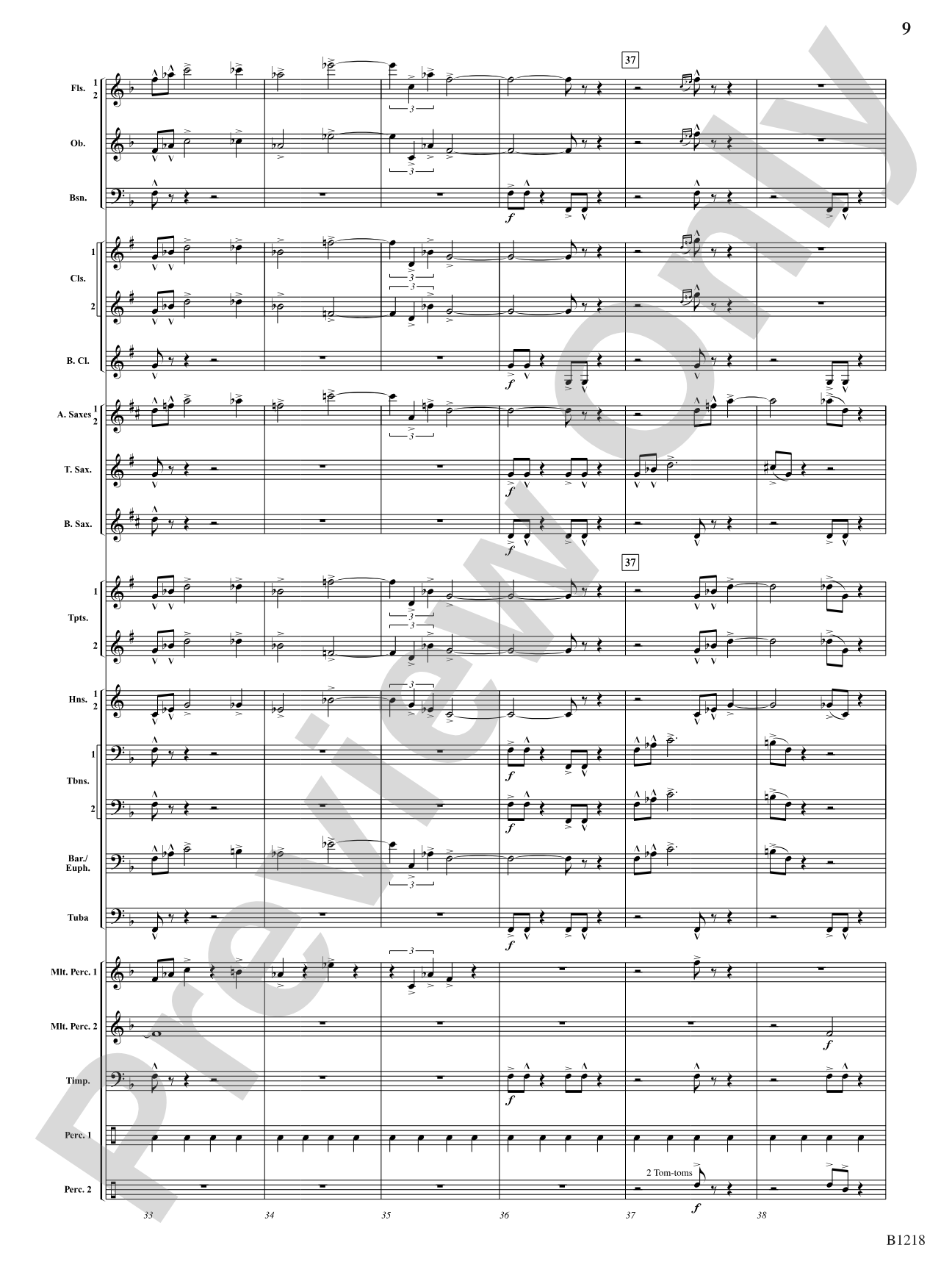 Roswell, 1947: Concert Band Conductor Score & Parts