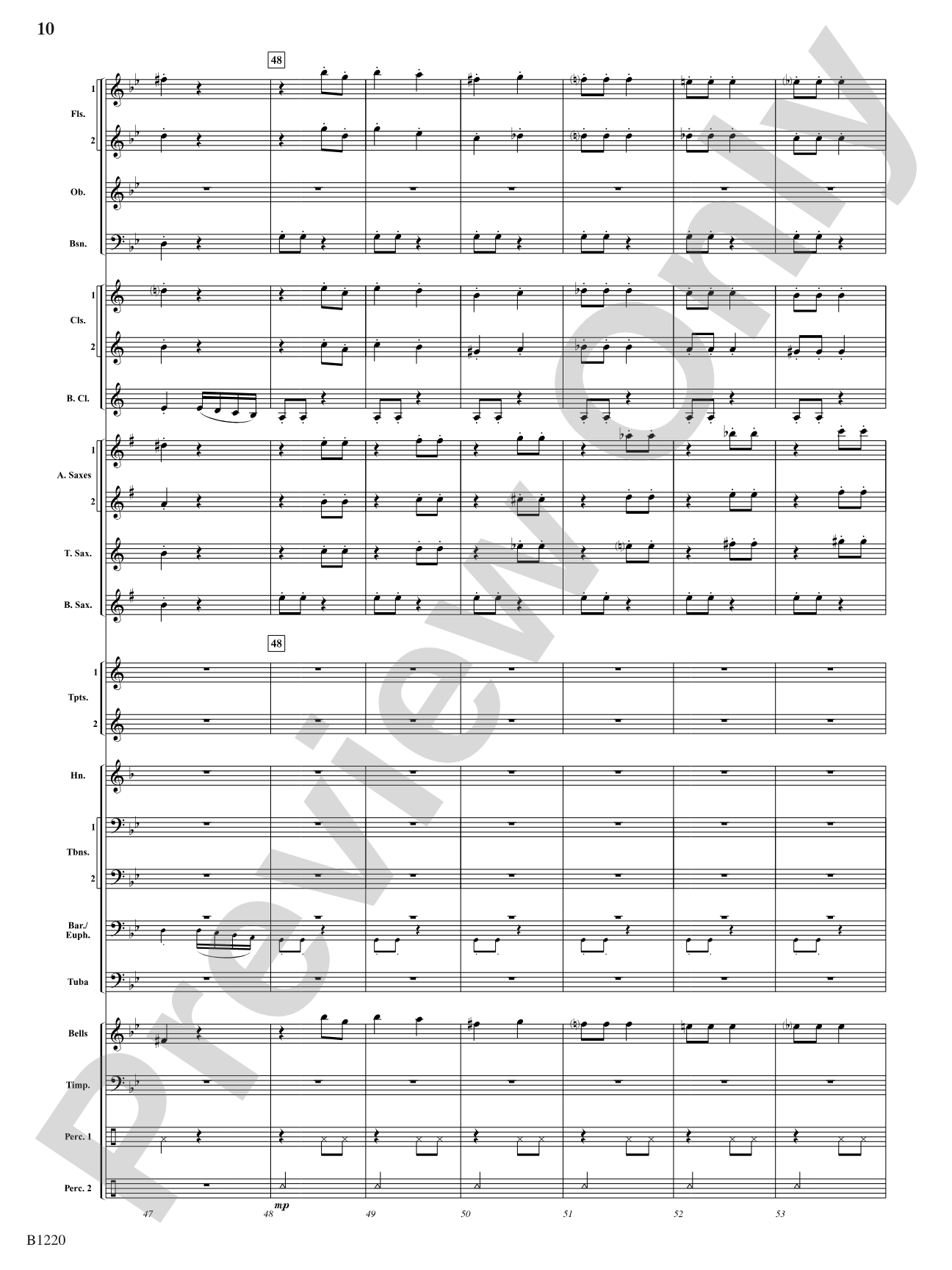 Visions of Sugar Plums: Concert Band Conductor Score & Parts