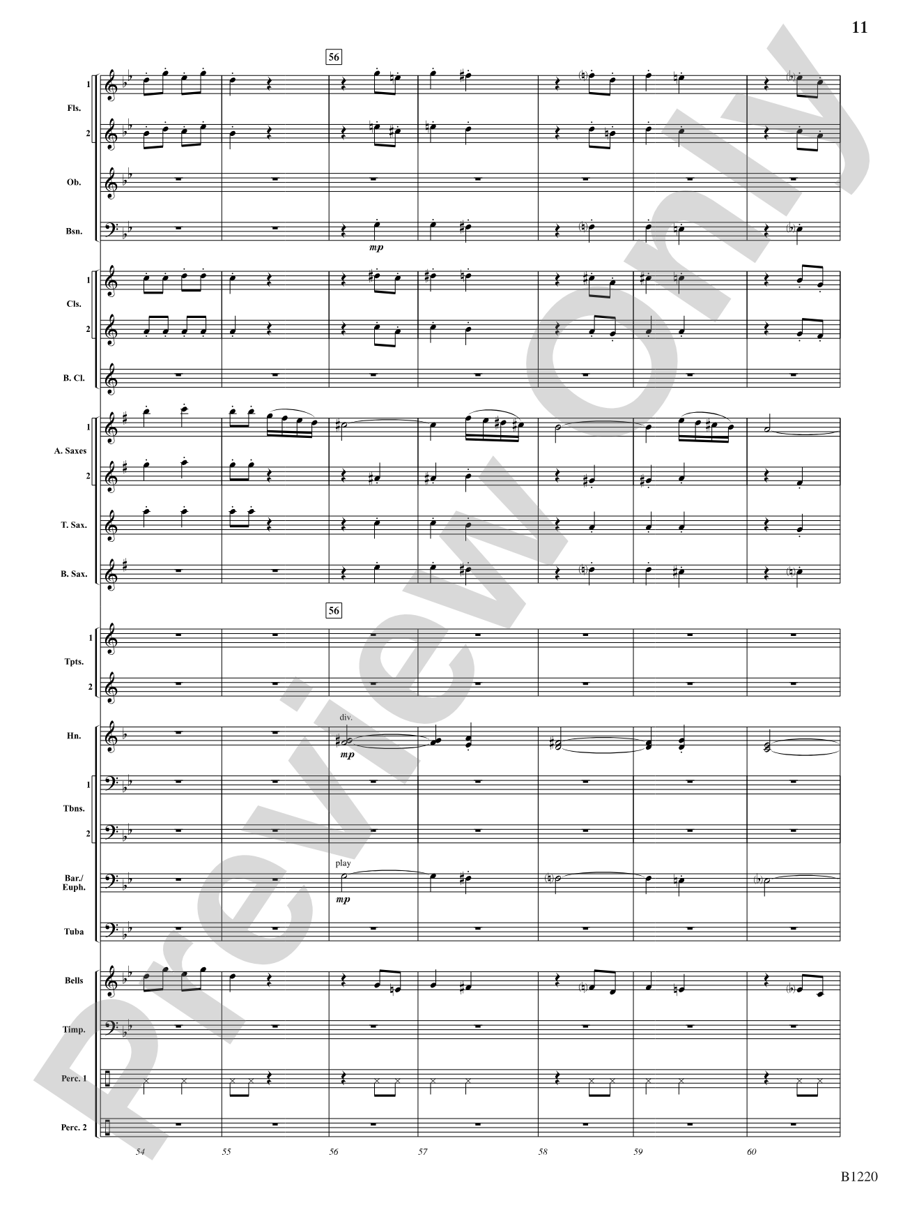 Visions of Sugar Plums: Concert Band Conductor Score & Parts
