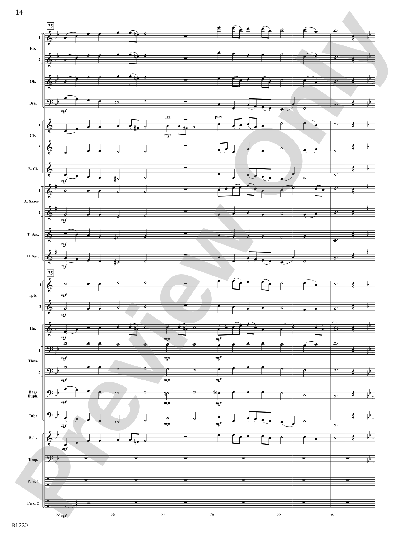Visions of Sugar Plums: Concert Band Conductor Score & Parts