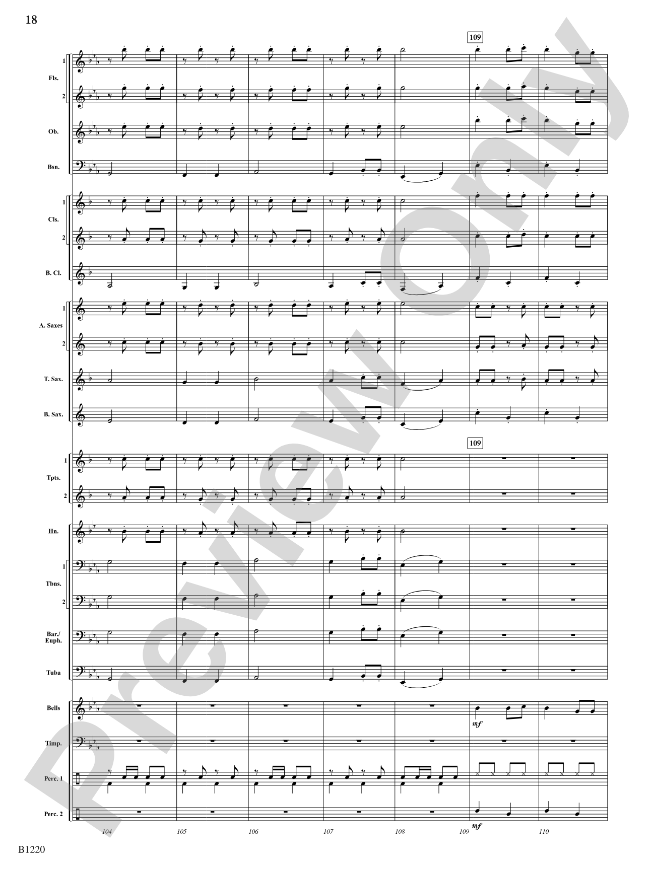 Visions of Sugar Plums: Concert Band Conductor Score & Parts
