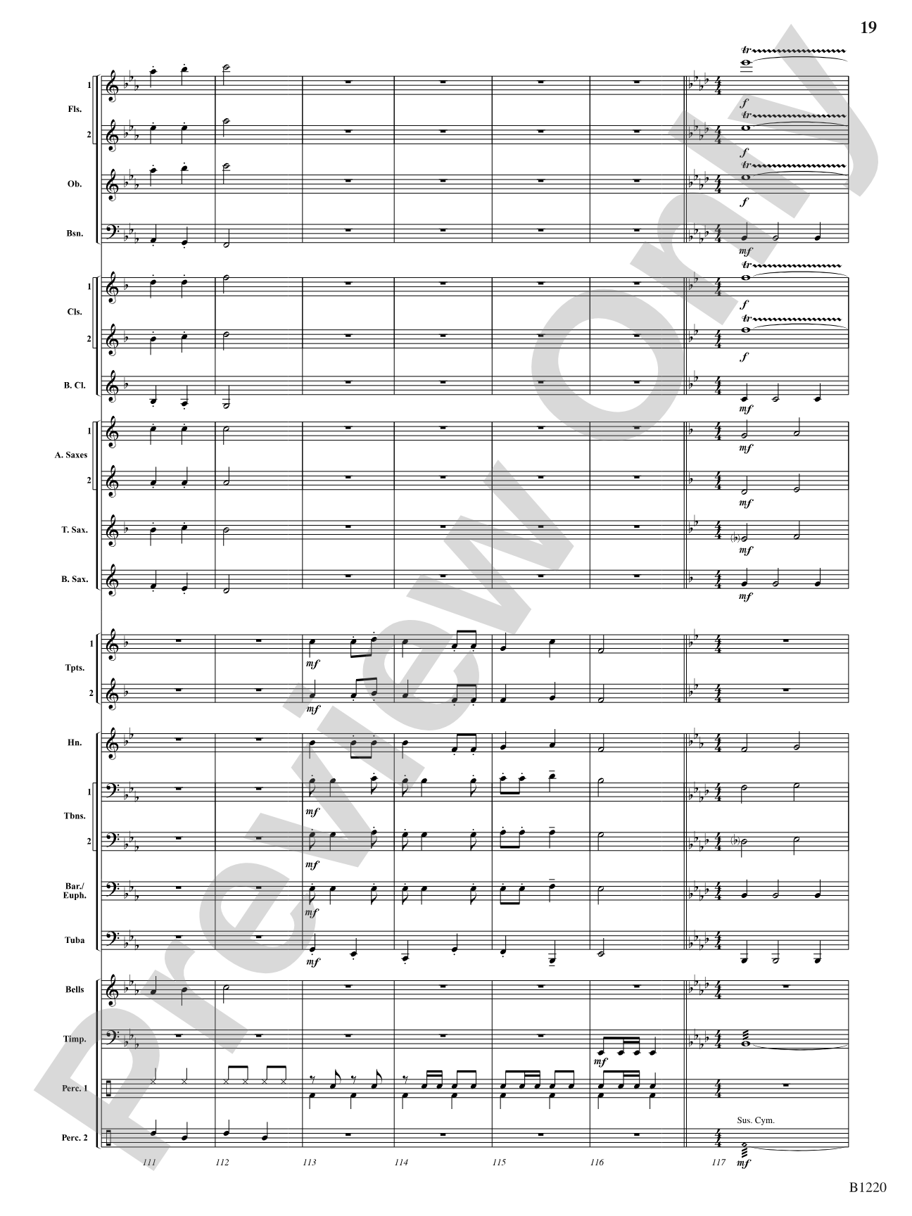 Visions of Sugar Plums: Concert Band Conductor Score & Parts