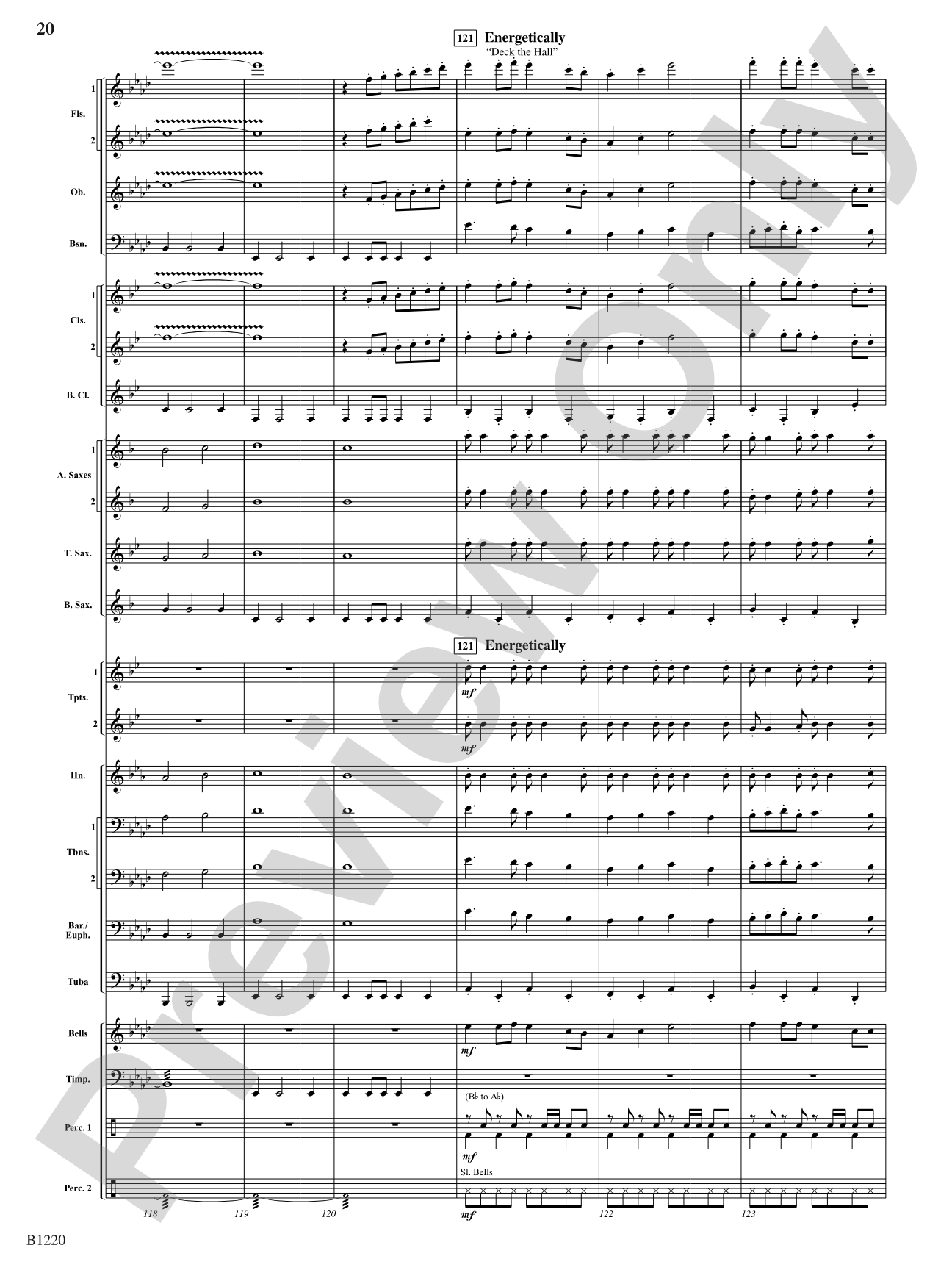 Visions of Sugar Plums: Concert Band Conductor Score & Parts