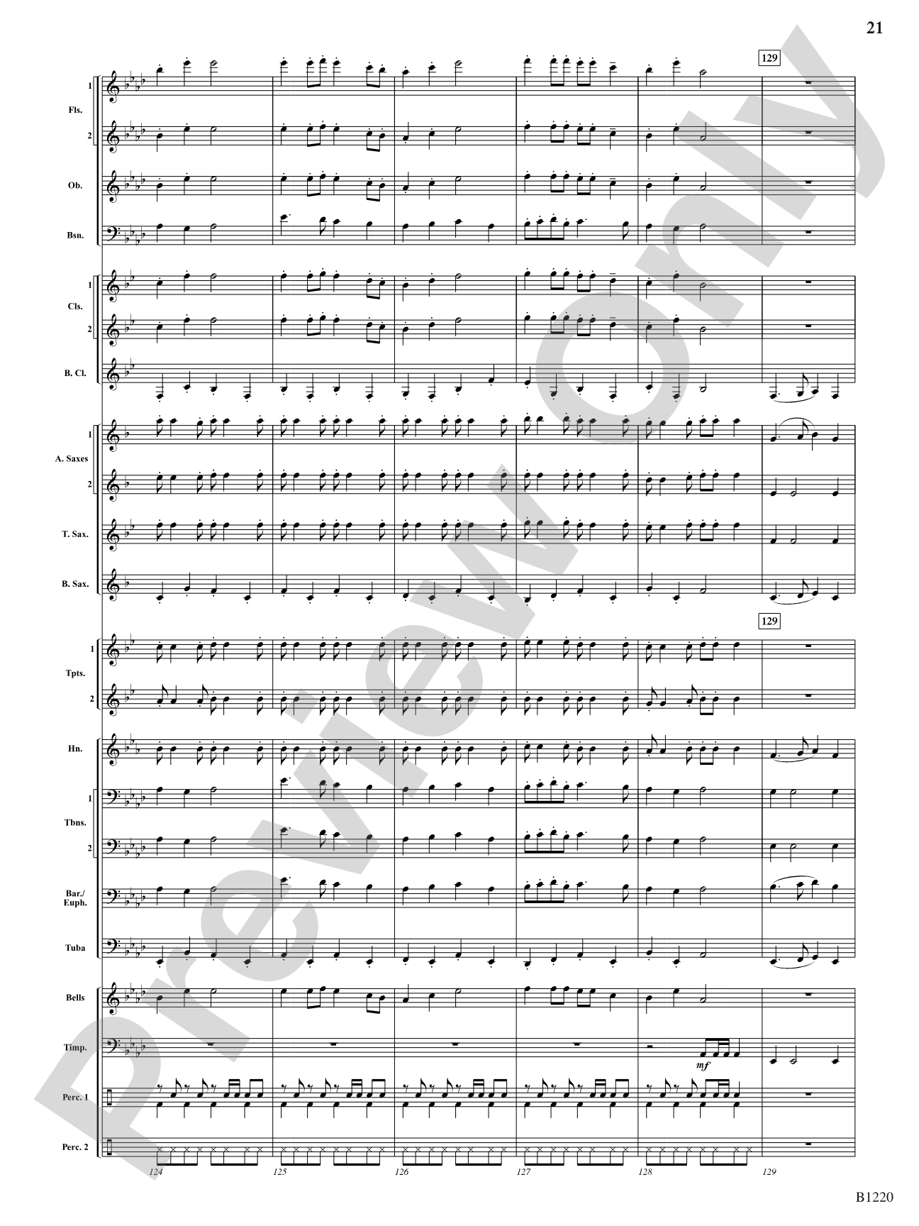 Visions of Sugar Plums: Concert Band Conductor Score & Parts