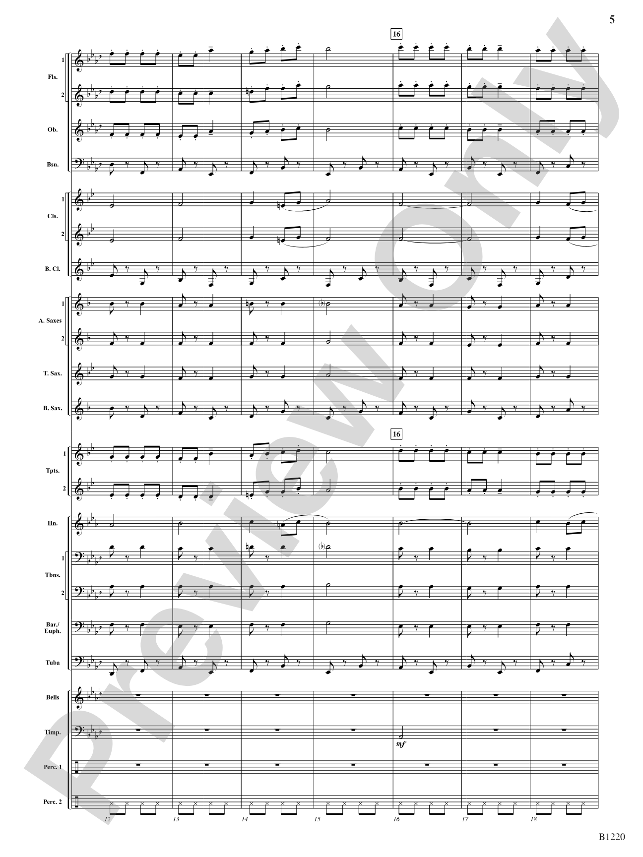 Visions of Sugar Plums: Concert Band Conductor Score & Parts
