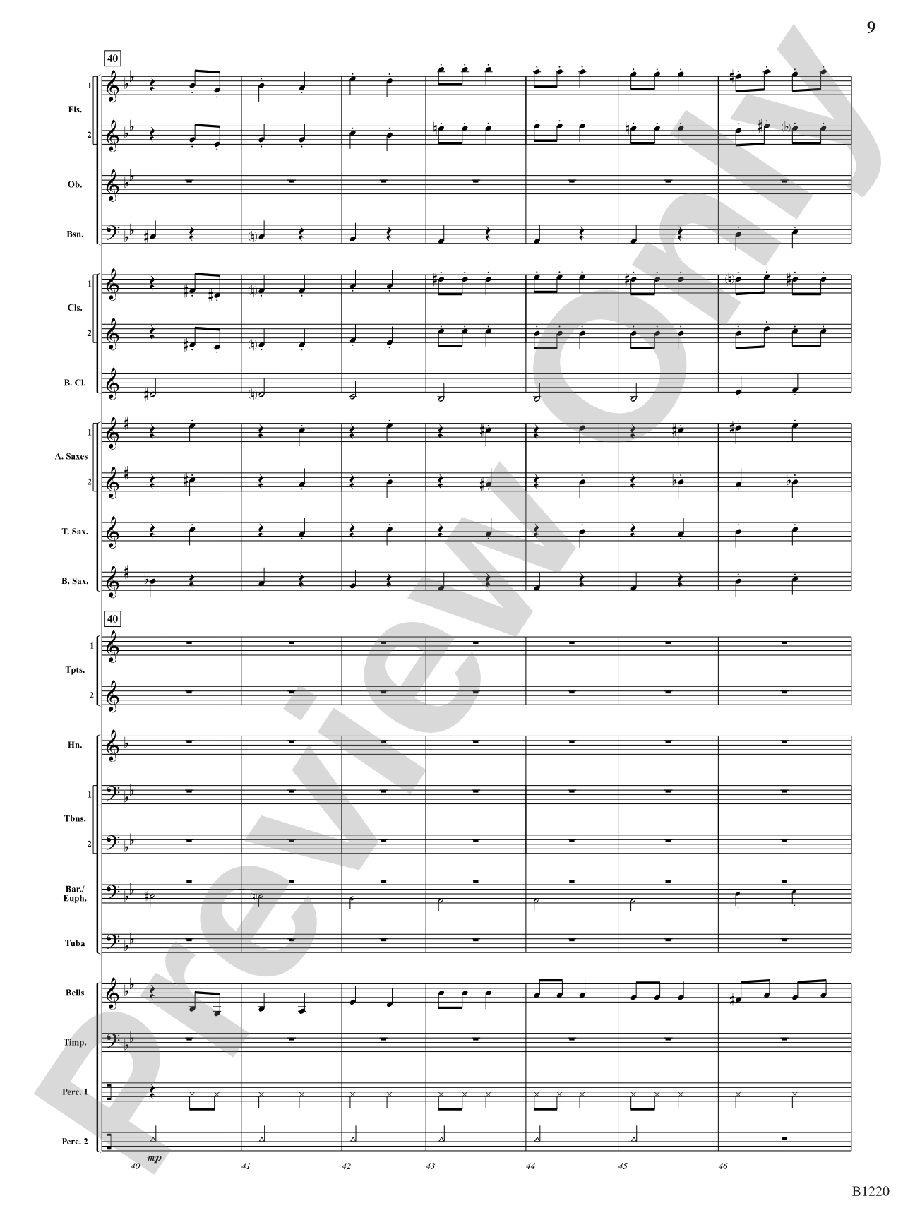 Visions of Sugar Plums: Concert Band Conductor Score & Parts