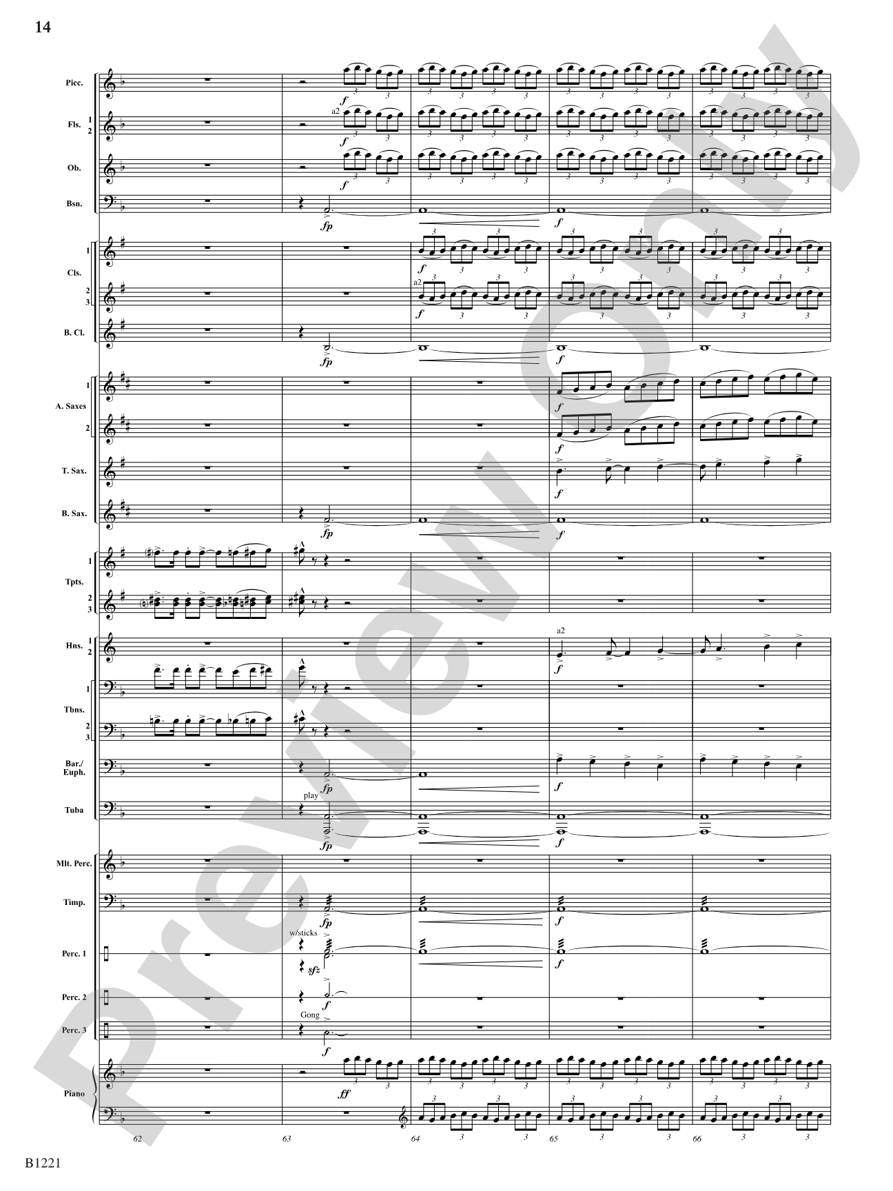 Celestial Legend: Concert Band Conductor Score & Parts
