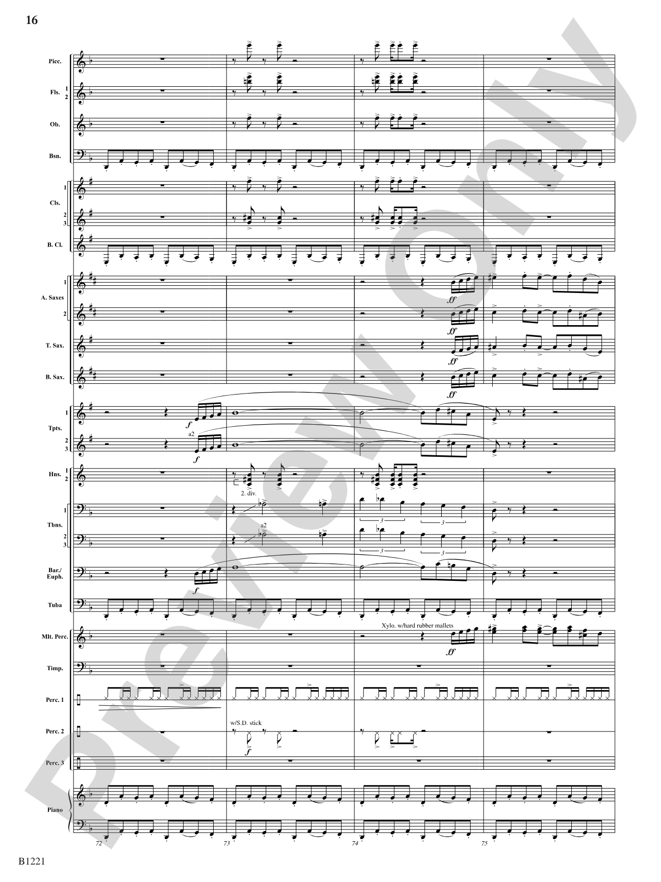 Celestial Legend: Concert Band Conductor Score & Parts