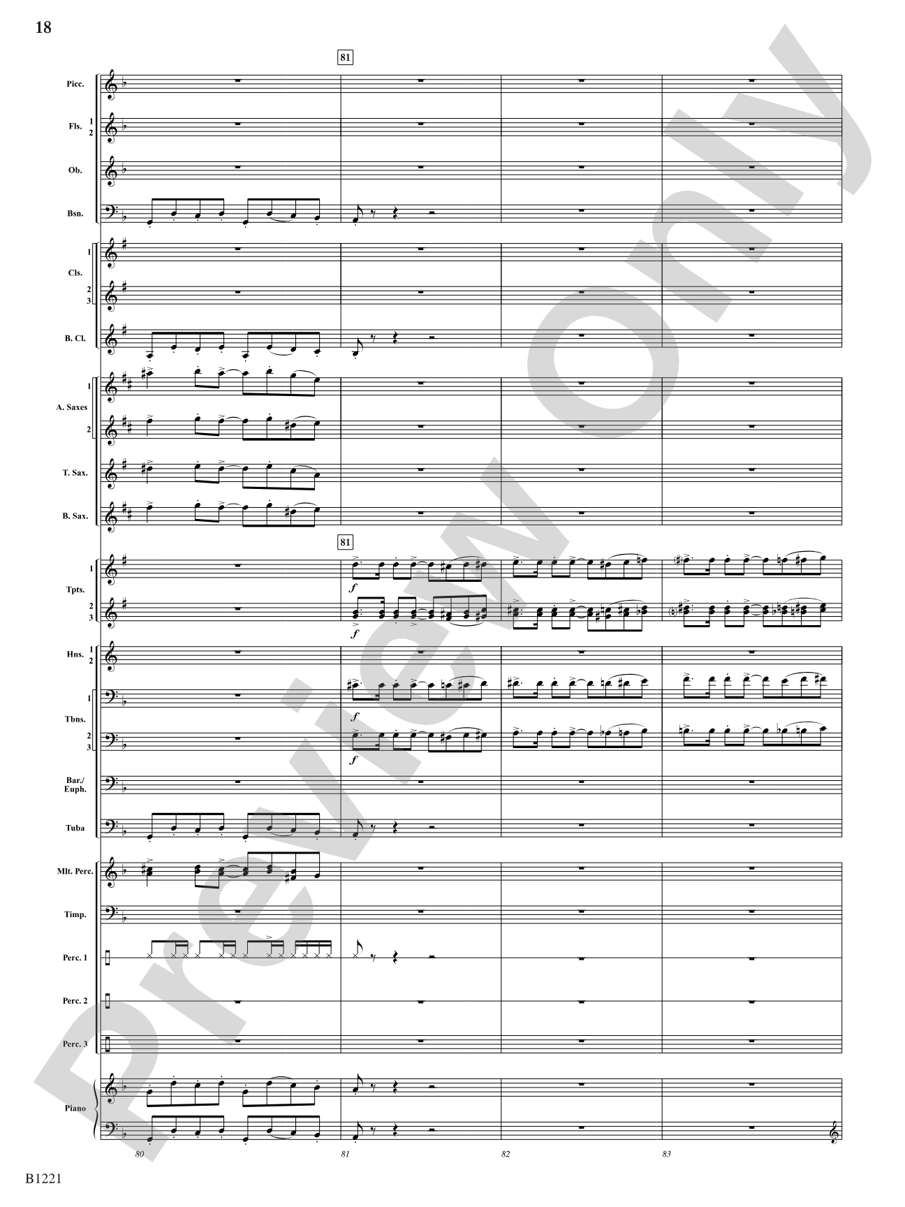 Celestial Legend: Concert Band Conductor Score & Parts